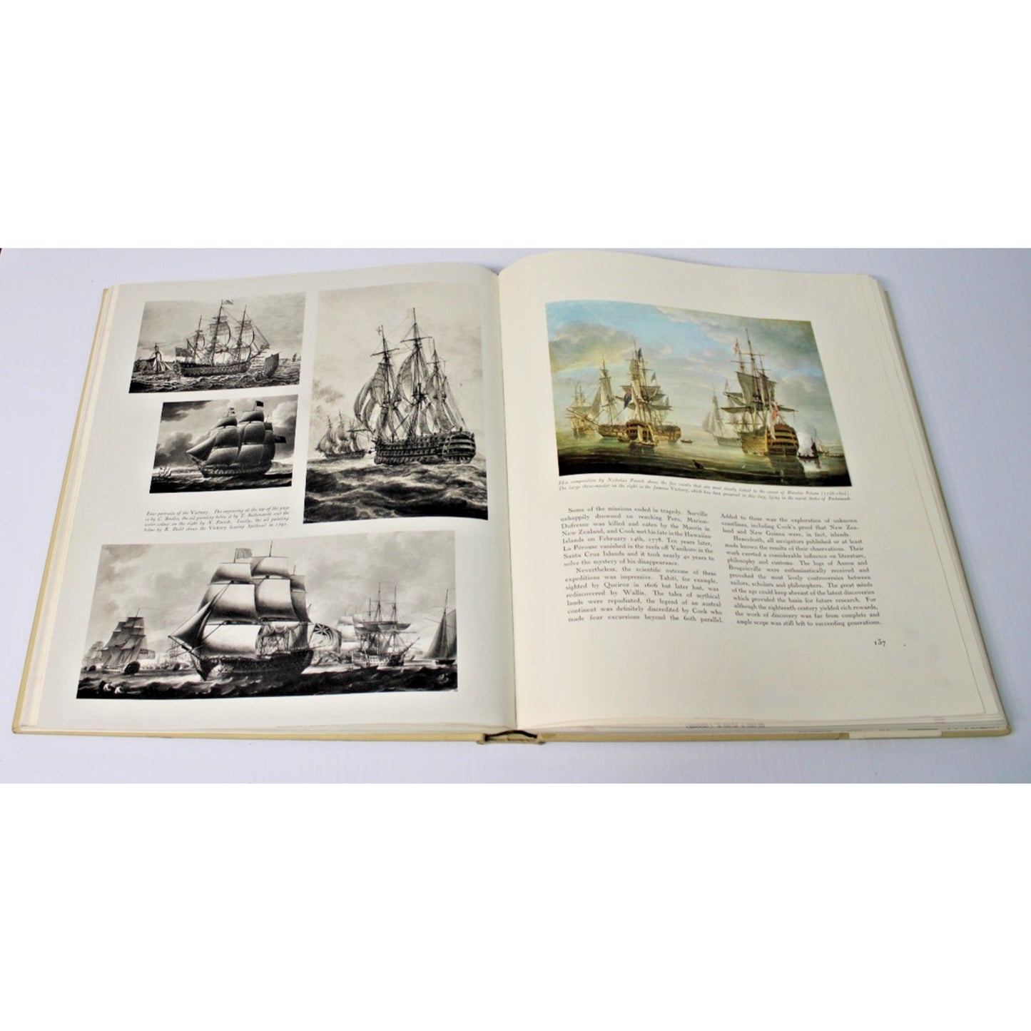 The Great Age of Sail- 1967 Large Coffee Table Book, Joseph Jobe, B.W Bathe