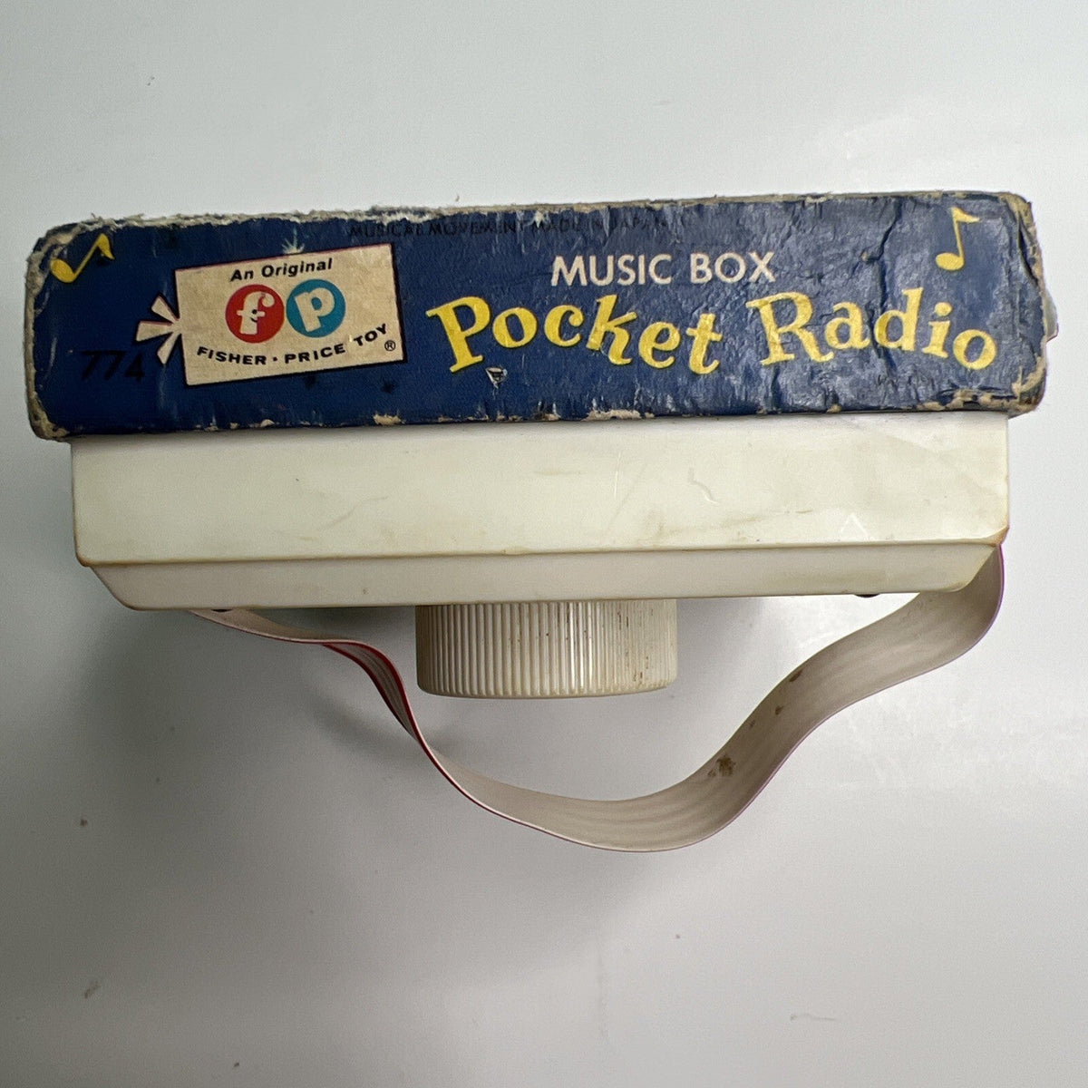 1966 Fisher Price Toys Music Box Pocket Radio #774 Twinkle Twinkle Little Star