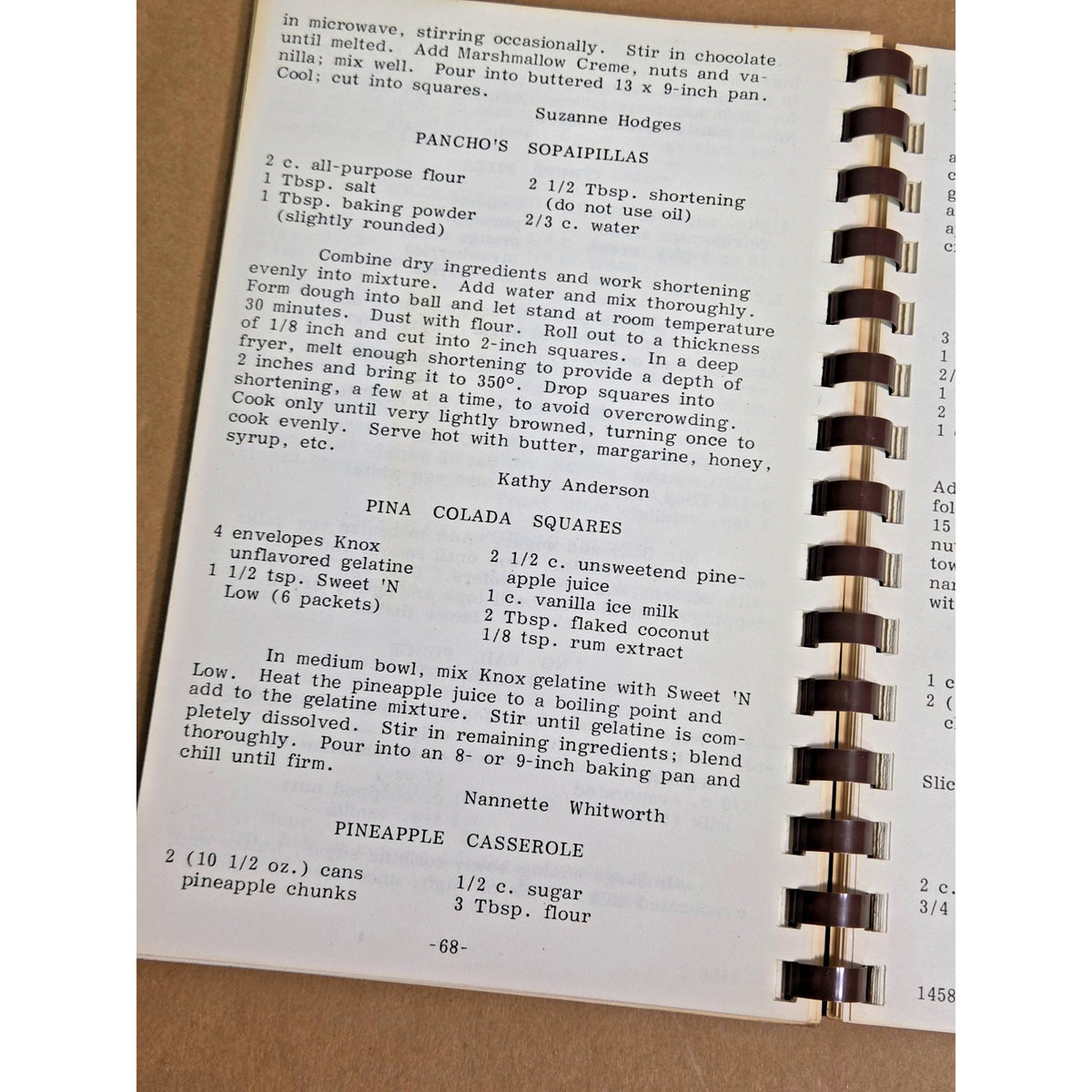 Vintage Beta Sigma Phi "Cherished Recipes" Community Cookbook - Spiral Bound