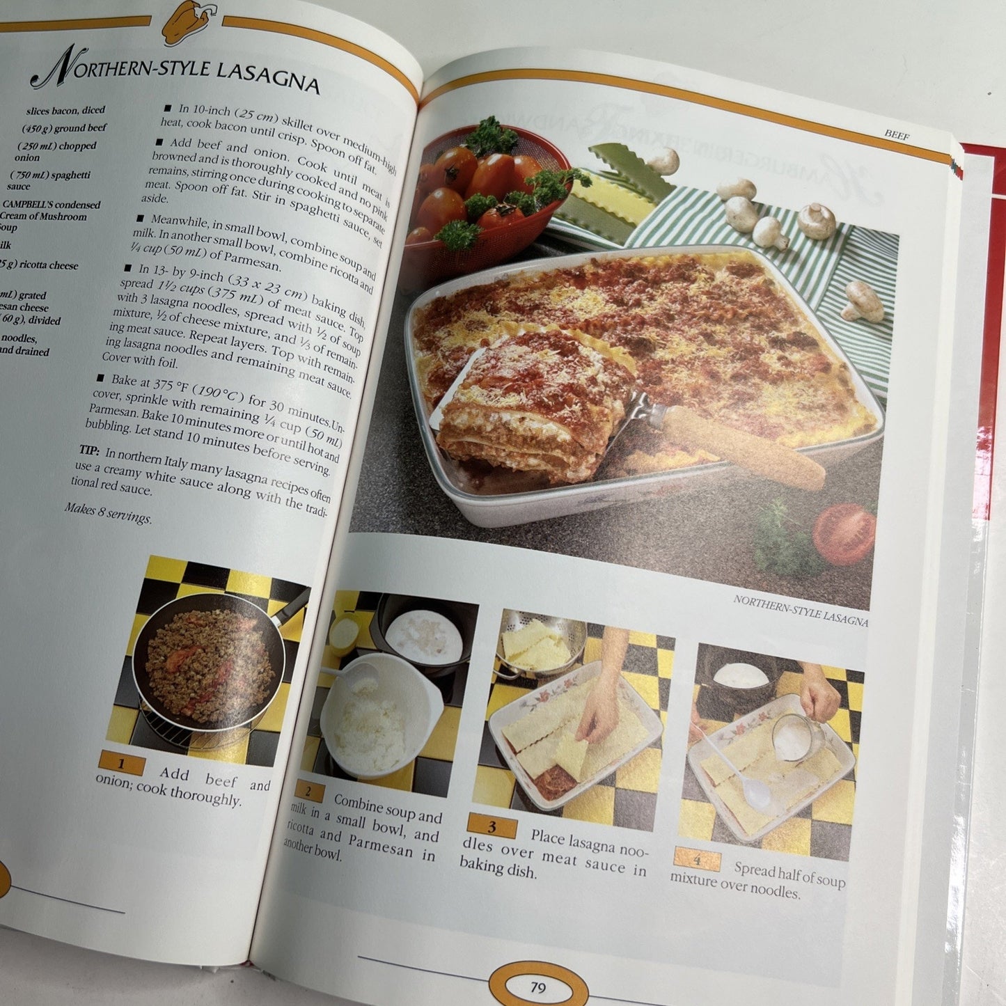 Campbell's Simply Delicious Recipes More Than 125 Great Tasting… 1992 HC Soup