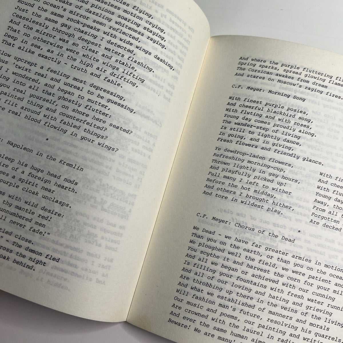 Pair Of Translations Various Poets & Steffen by Virginia Brett Eurythmy Forms