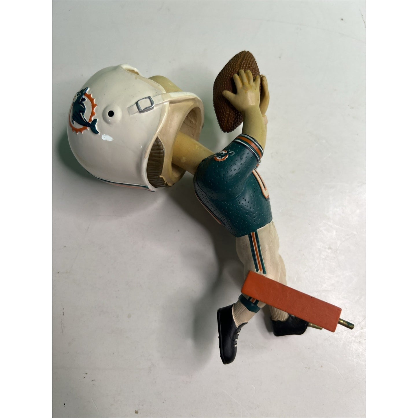 Vintage NFL Miami Dolphins Bobblehead Limited Edition COLLECTIBLE Stand Missing
