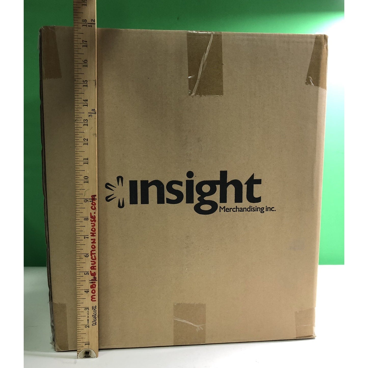 INSIGHT Six Sided ACRYLIC BOX SET Glossy White Store Displays Stands 3 Piece NEW