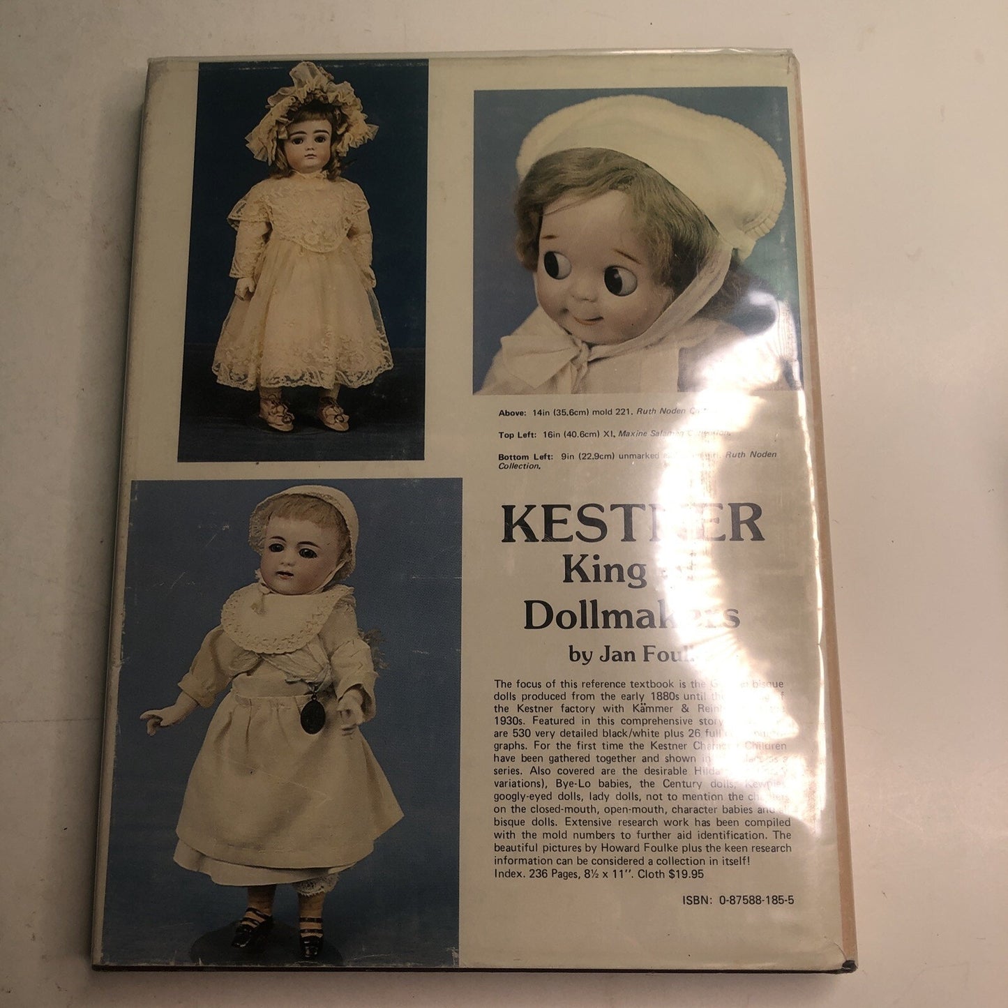 KESTNER: KING OF DOLLMAKERS By Jan Foulke 1982 Hardcover Dust Jacket Illustrated