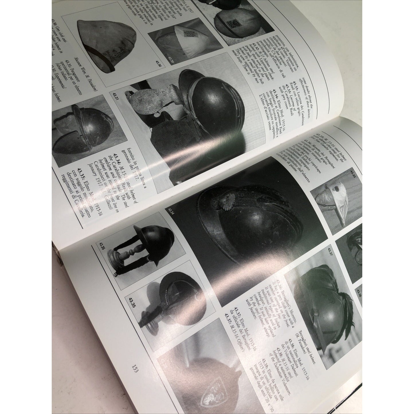 Combat Helmets Of The World Paolo Marzetti Italian English HC 1996 3rd Edition