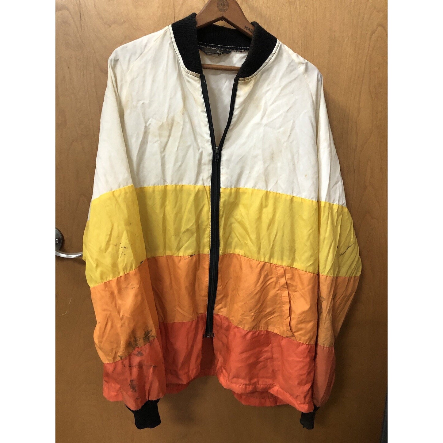 Vintage SWINGSTER NYLON JACKET XLarge Y2K Zipper J4837 Imperfect