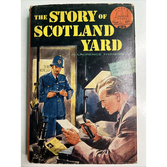 The Story of Scotland Yard by Laurence Thompson HC DJ Landmark W-16 Illustrated