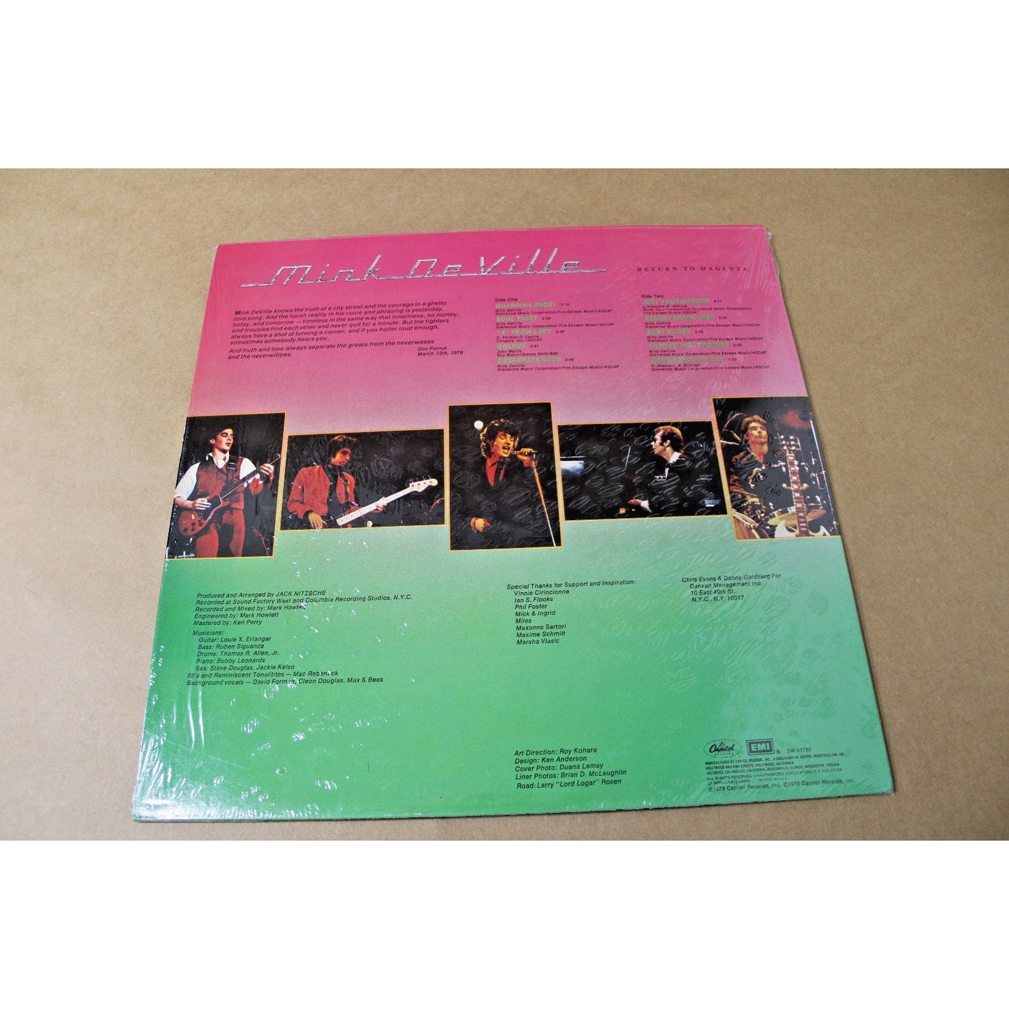 1978 Album, Mink DeVille, Return to Magenta, Punk Rock R&B Roots Rockabilly Soul