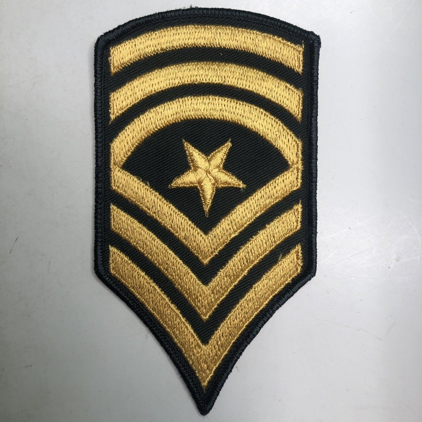 Vintage United States Army Sergeant Major Military Embroidered Patch