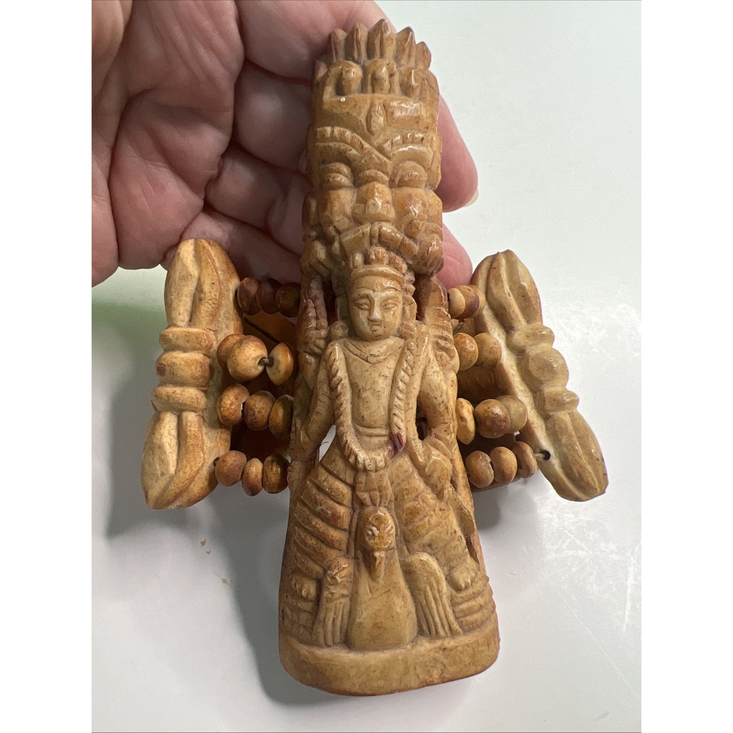 Vintage Handcarved Artisan Crafted Bracelet Natural Material