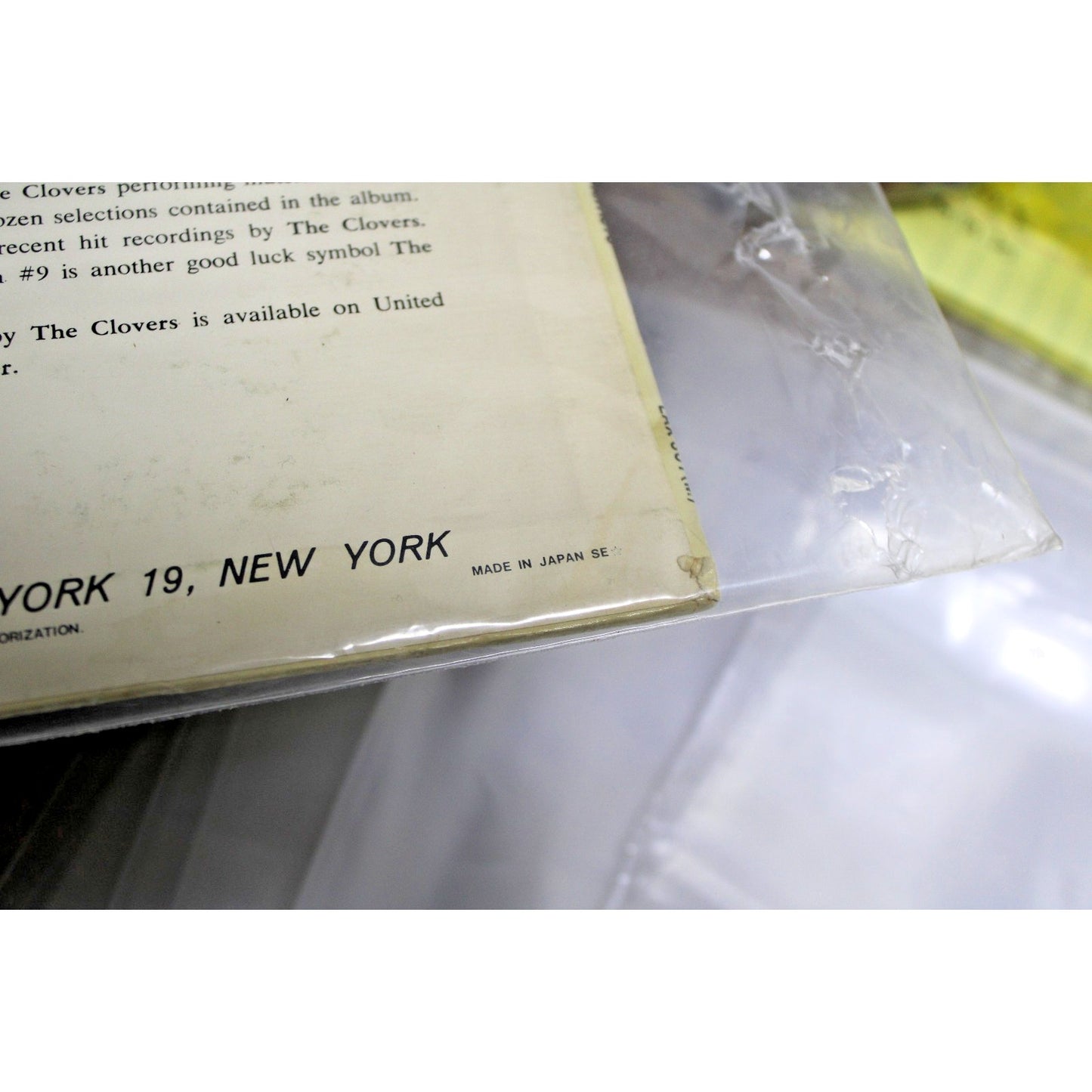 1960 Vintage Album- The Clovers "Love Potion Number 9"