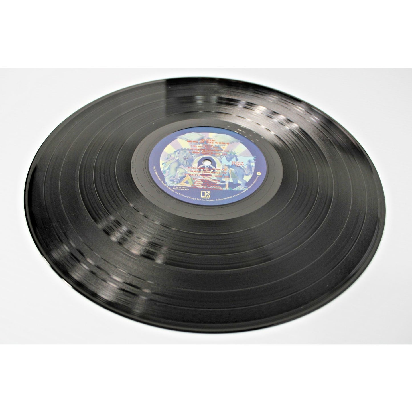 Queen- News of the World, 1977 Electra 6E-112 Gatefold Lyrics Sleeve- NM/NM!