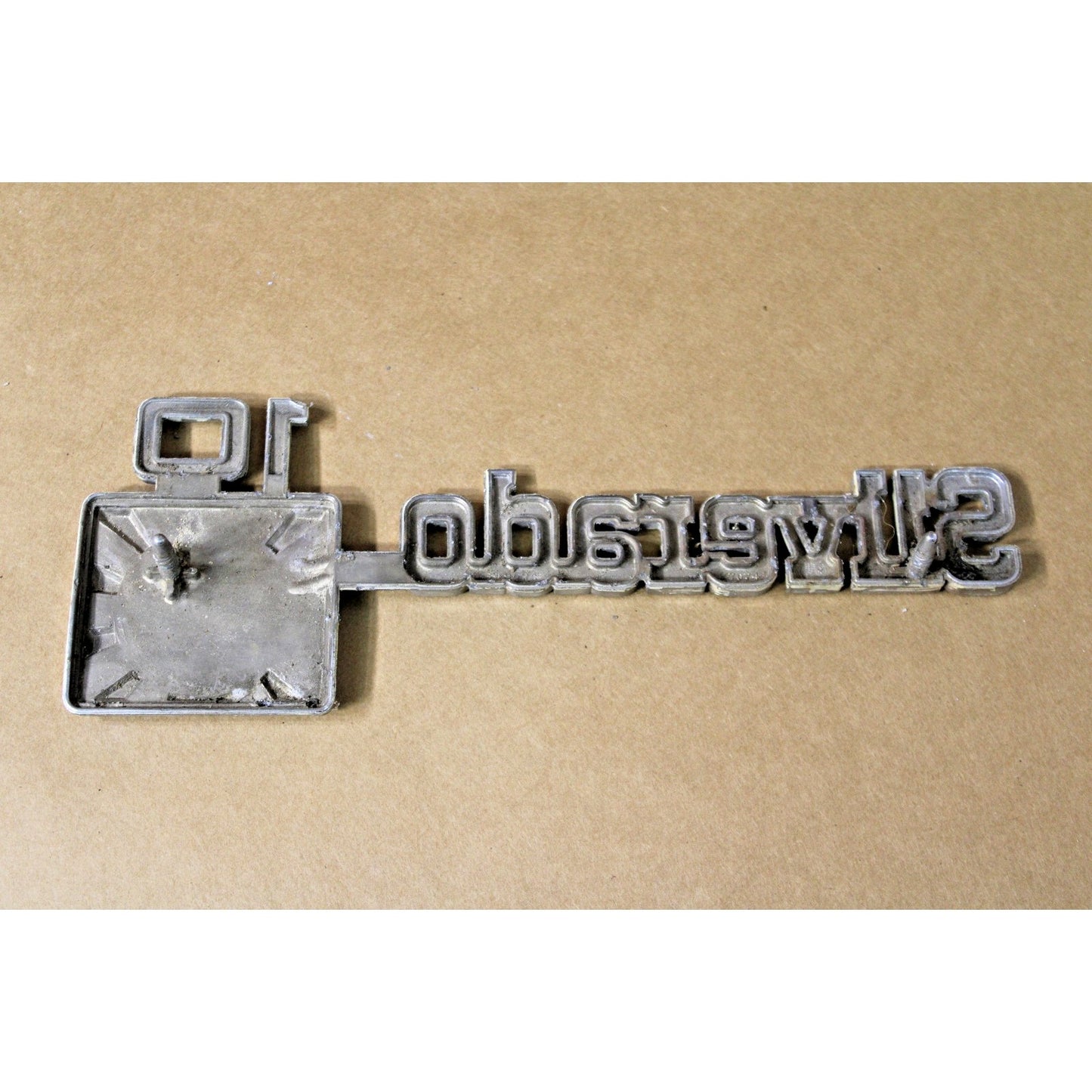 Original Front Fender "Silverado 10" Emblem 1975-1980 Chevy Pickup Truck