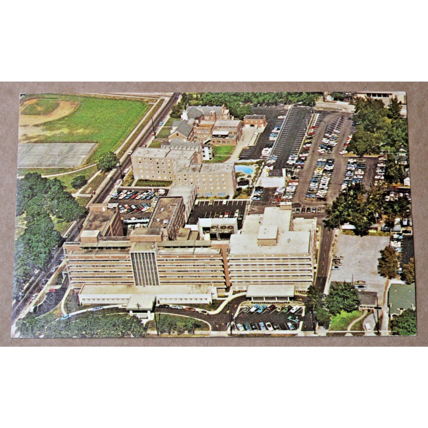 Vintage Postcard- Old Mobile, Alabama Providence Hospital, Spring Hill Ave. MCM