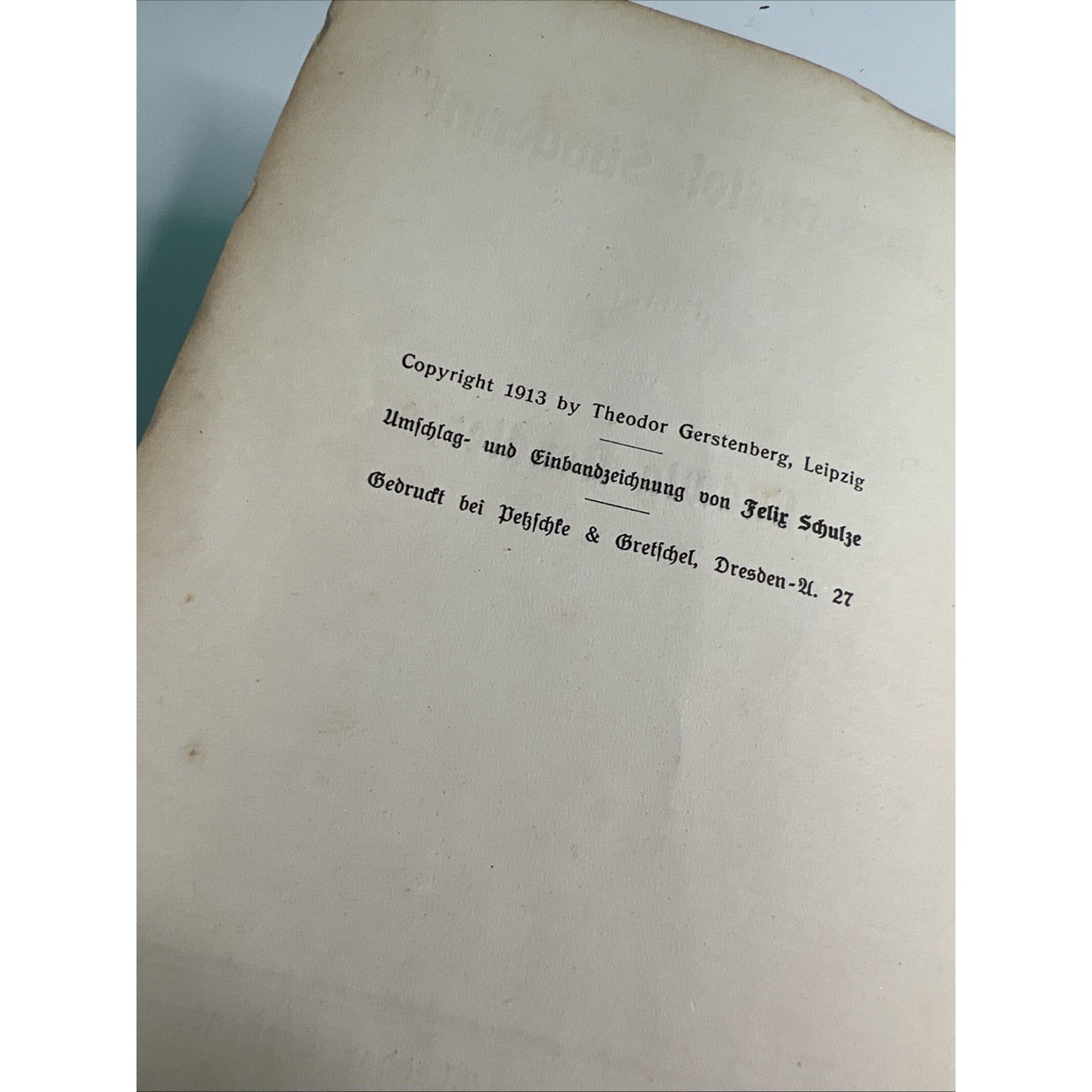 1913 German Novel Ahnungslofe Sunderin Unsuspecting Sinner by Ludwig Bendler