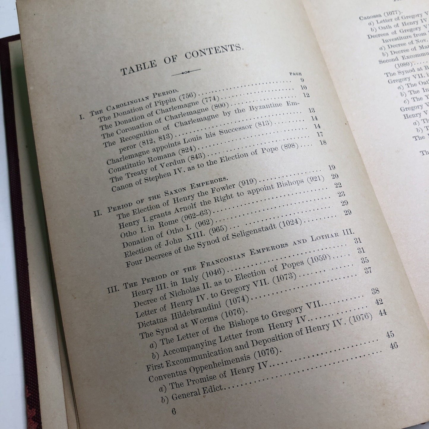 Select Mediaeval Documents And Other Material History Of Church & Empire 1892