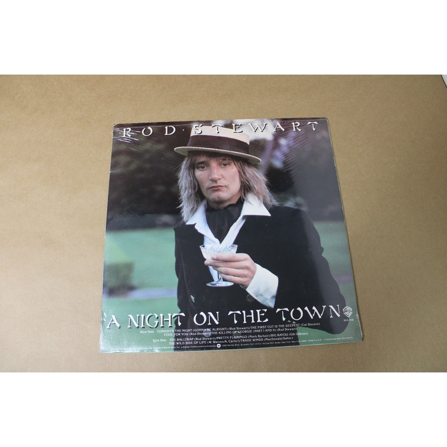 1976 Rod Stewart Album- A Night On The Town- NM+ Record and Original Cover