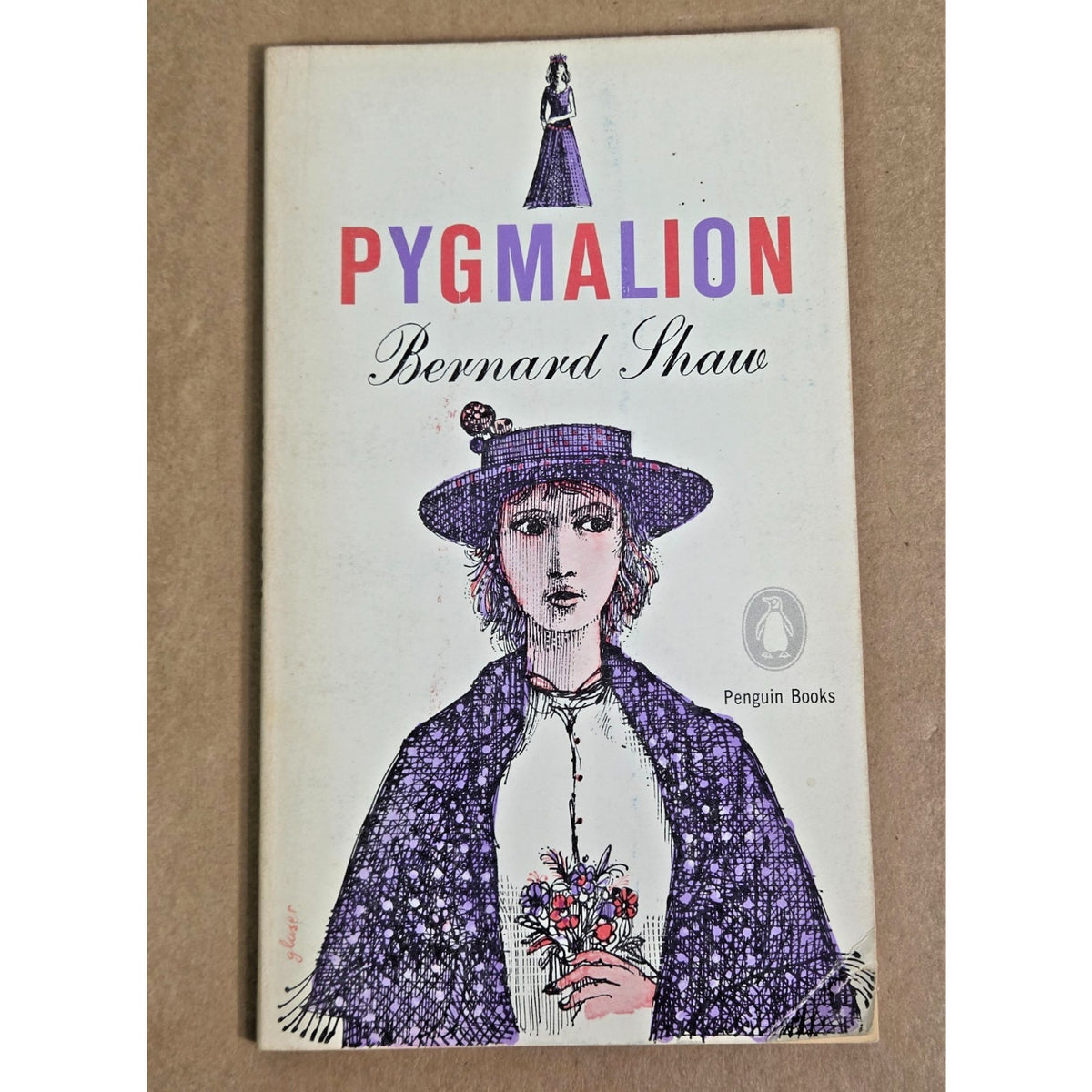 Vintage Pygmalion - George Bernard Shaw - Milton Glaser Cover Penguin 1970