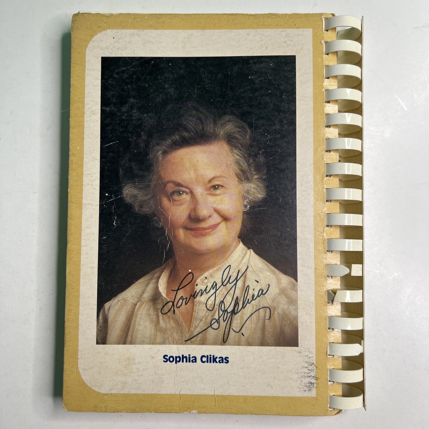Southern Lady Cooks with a Greek Accent Sophia Clikas SIGNED Mobile AL Cookbook