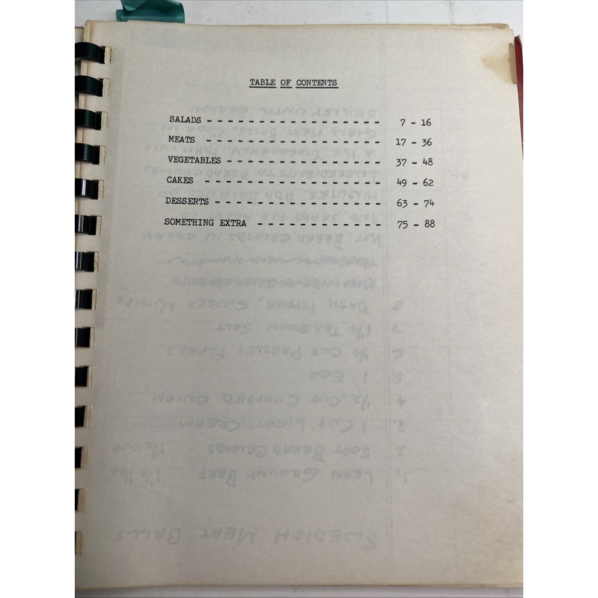1979 Liberty Baptist Church Raleigh Mississippi Cookbook & History Recipes Rare!