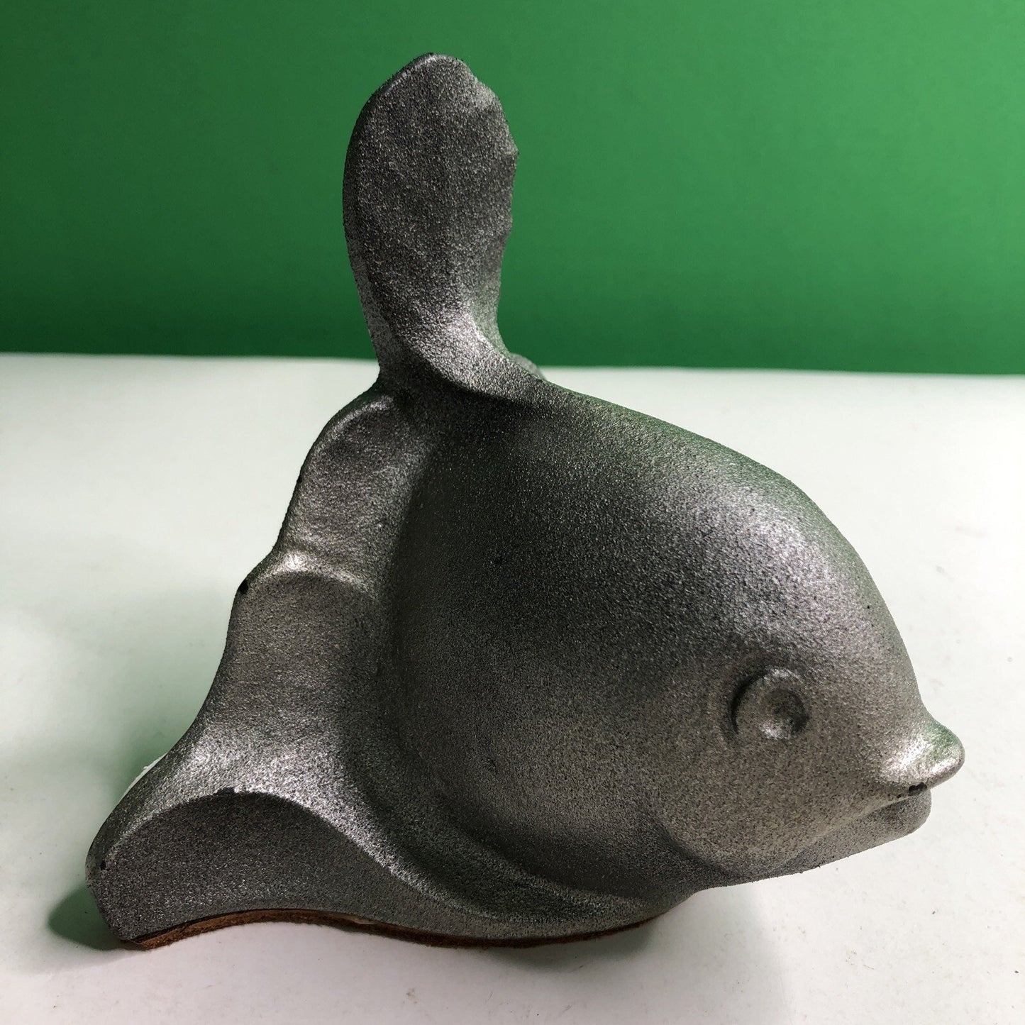 Vintage MCM Cast Iron Fish Paperweight Bookend