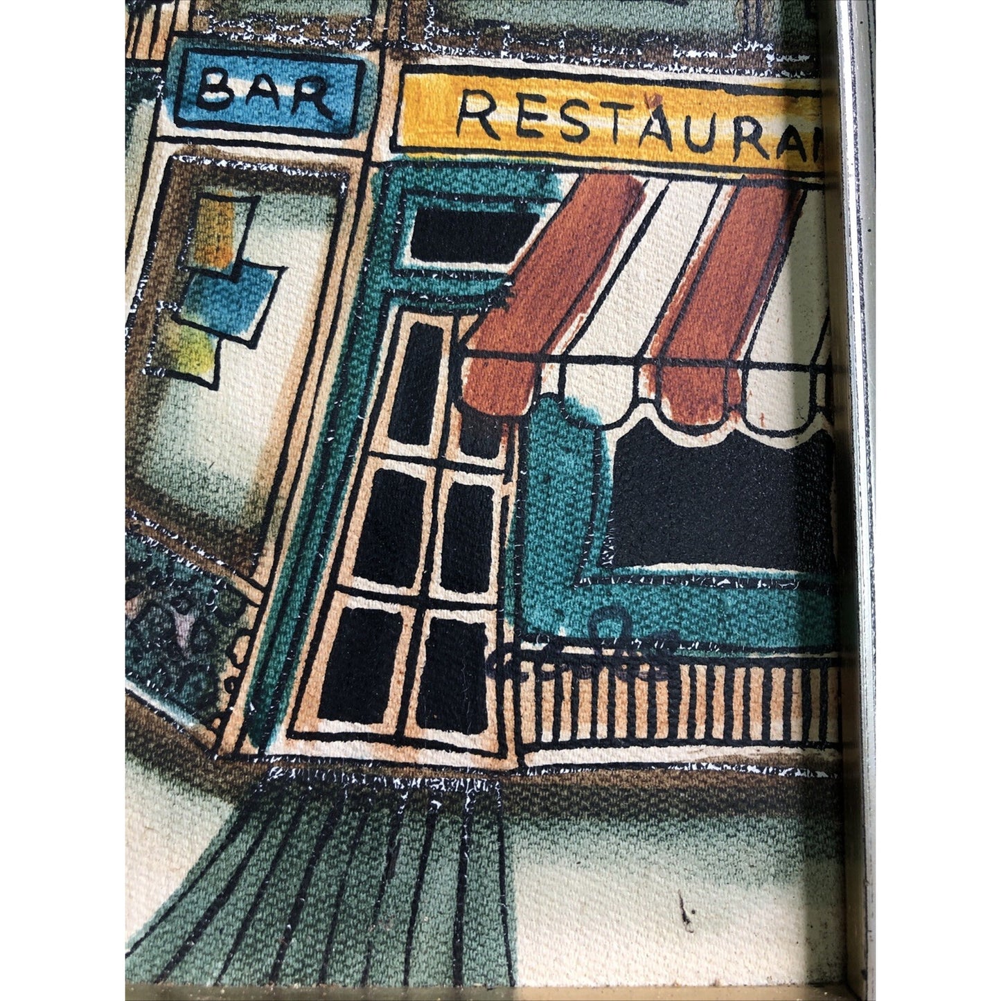 FRAMED Acrylic On Board PARIS PARISIAN FRENCH CITYSCAPE SIGNED