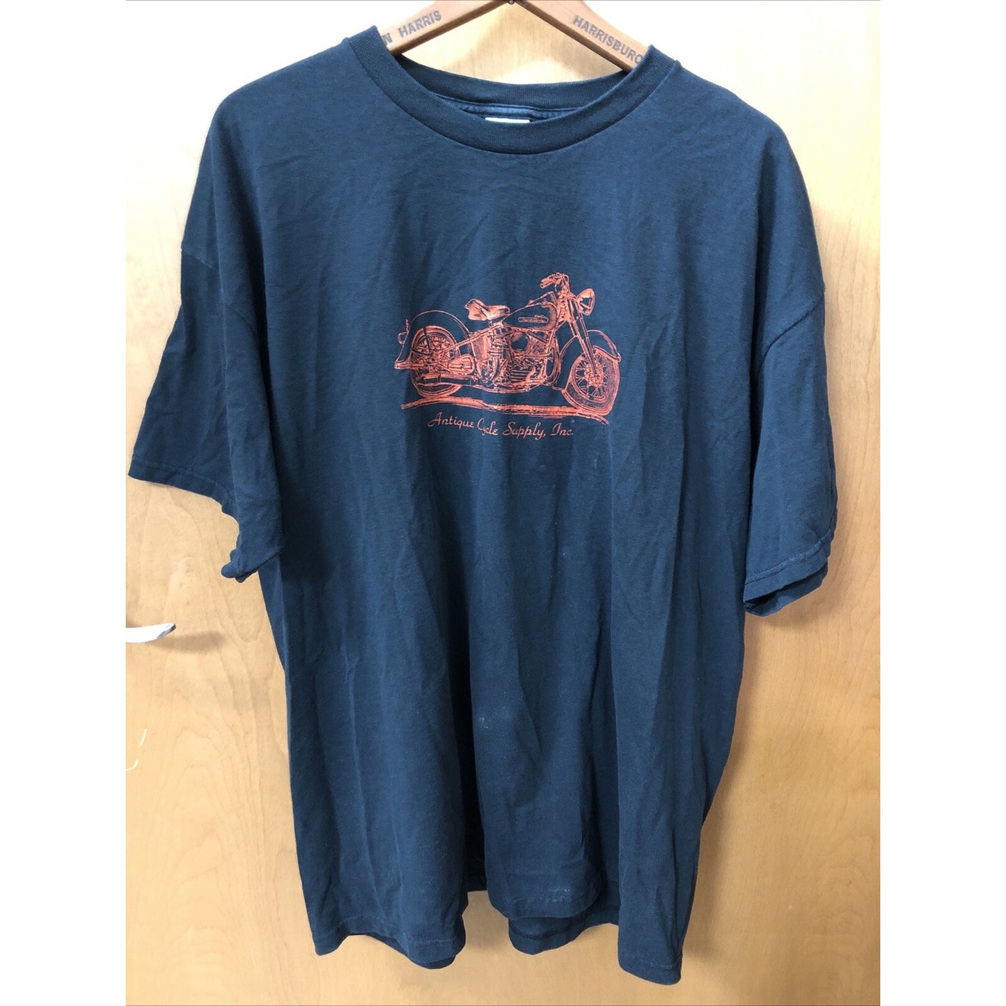 Vintage Antique Cycle Supply Inc Cedar Springs Michigan Tshirt Motorcycle 2XL