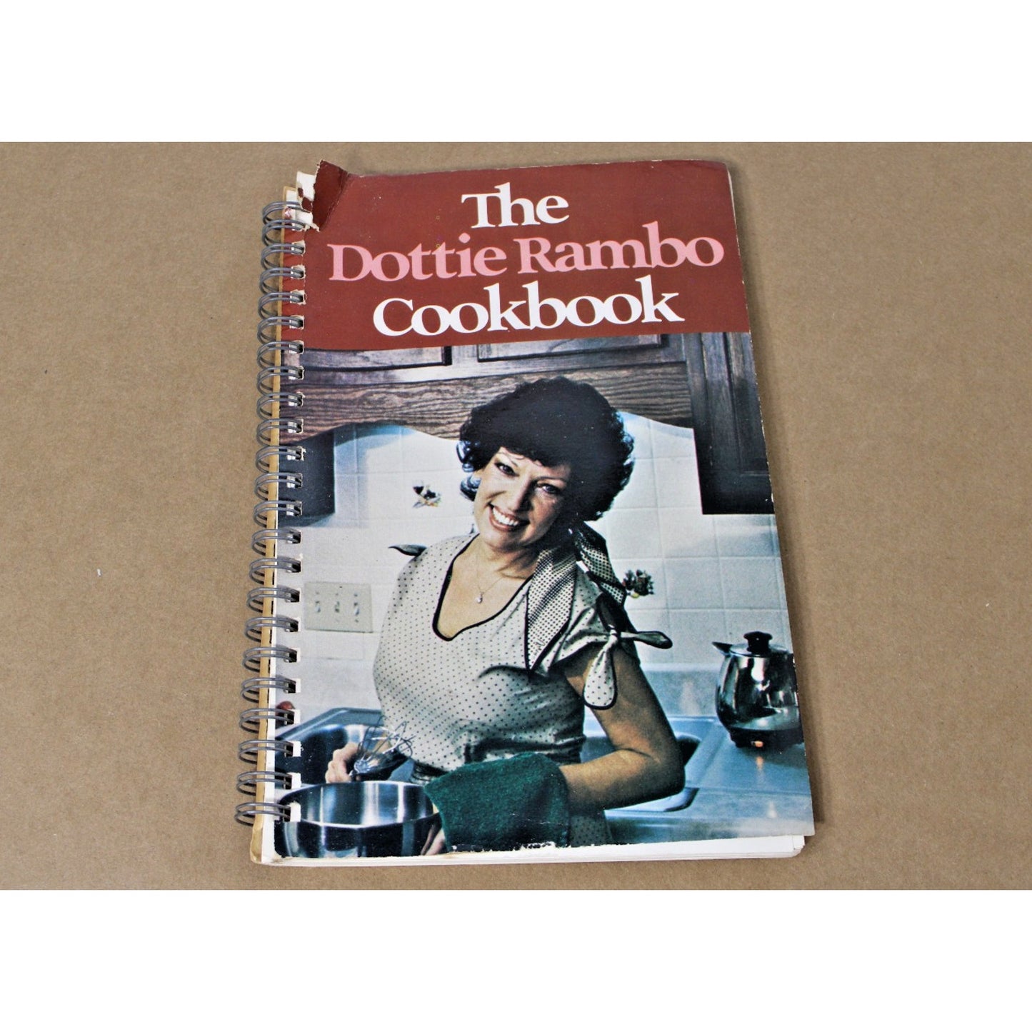 The Dottie Rambo Cookbook Seasoned With a Song, 1979, Spiral Bound