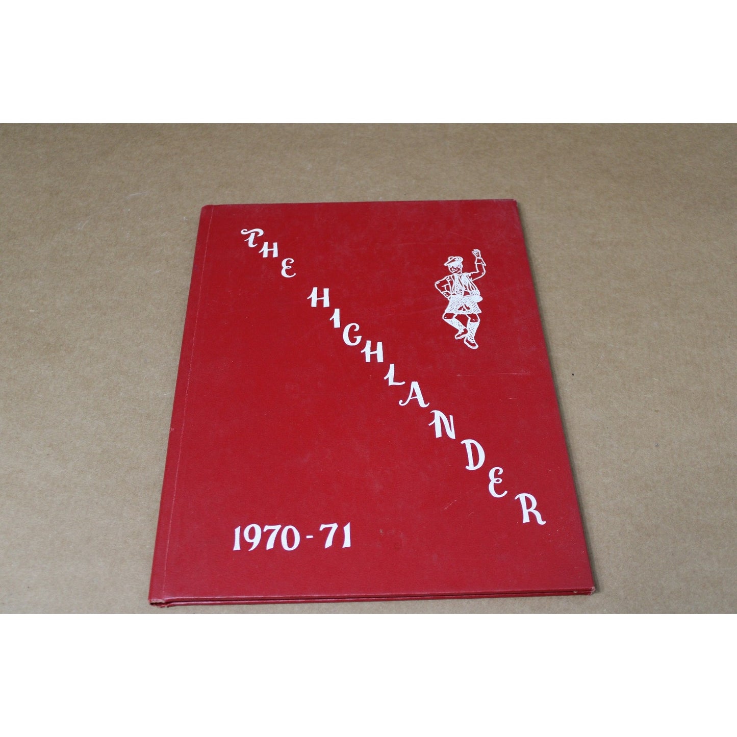 Vintage 1970-71 The Highlander Yearbook, Shelburne Junior High, Staunton, VA