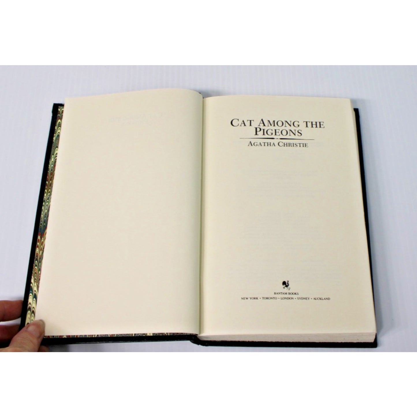 Lot of 2 Agatha Christie Mystery Collection Books, Leatherette Bound