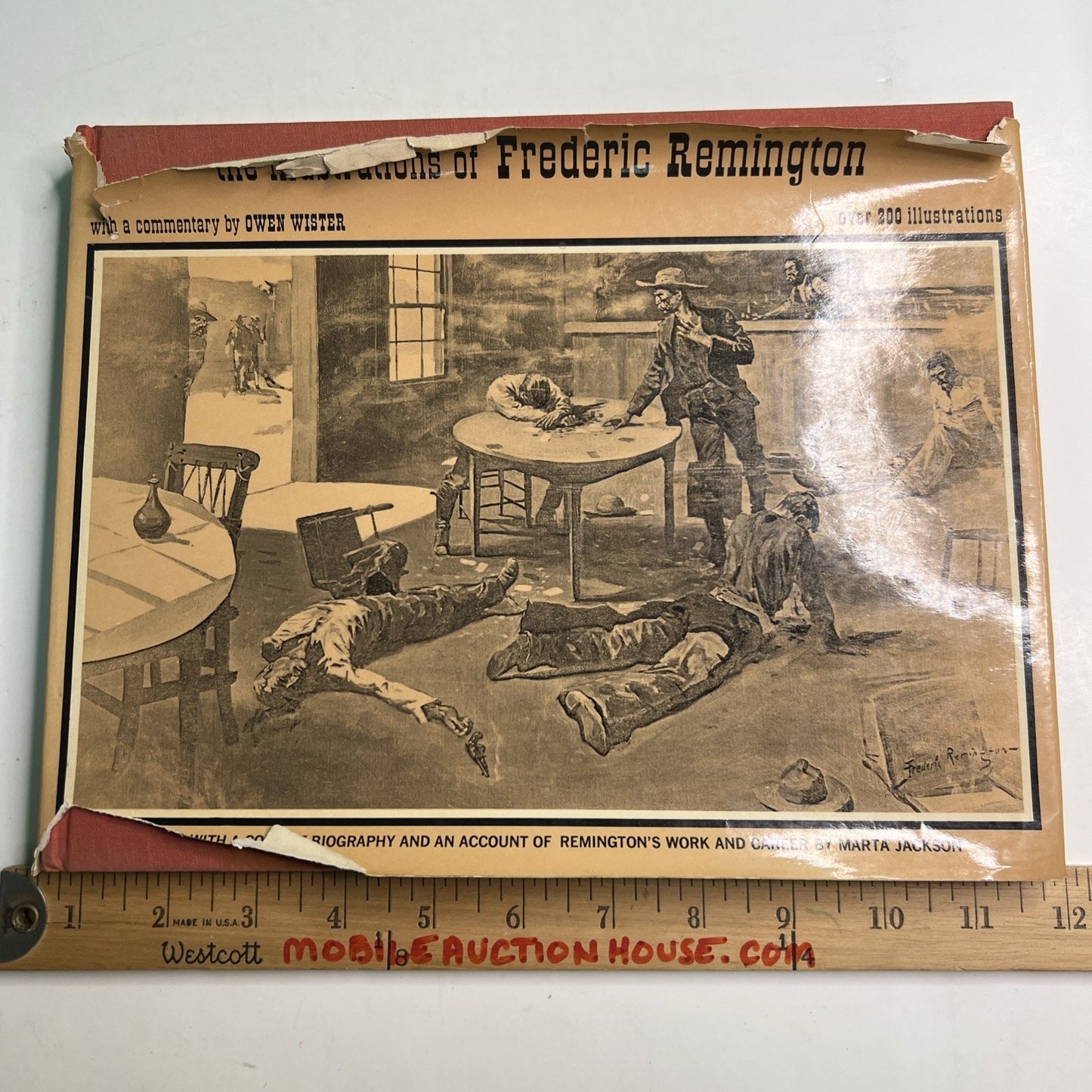 The Illustrations of Frederic Remington First Edition 1970 HC DJ Owen Wister