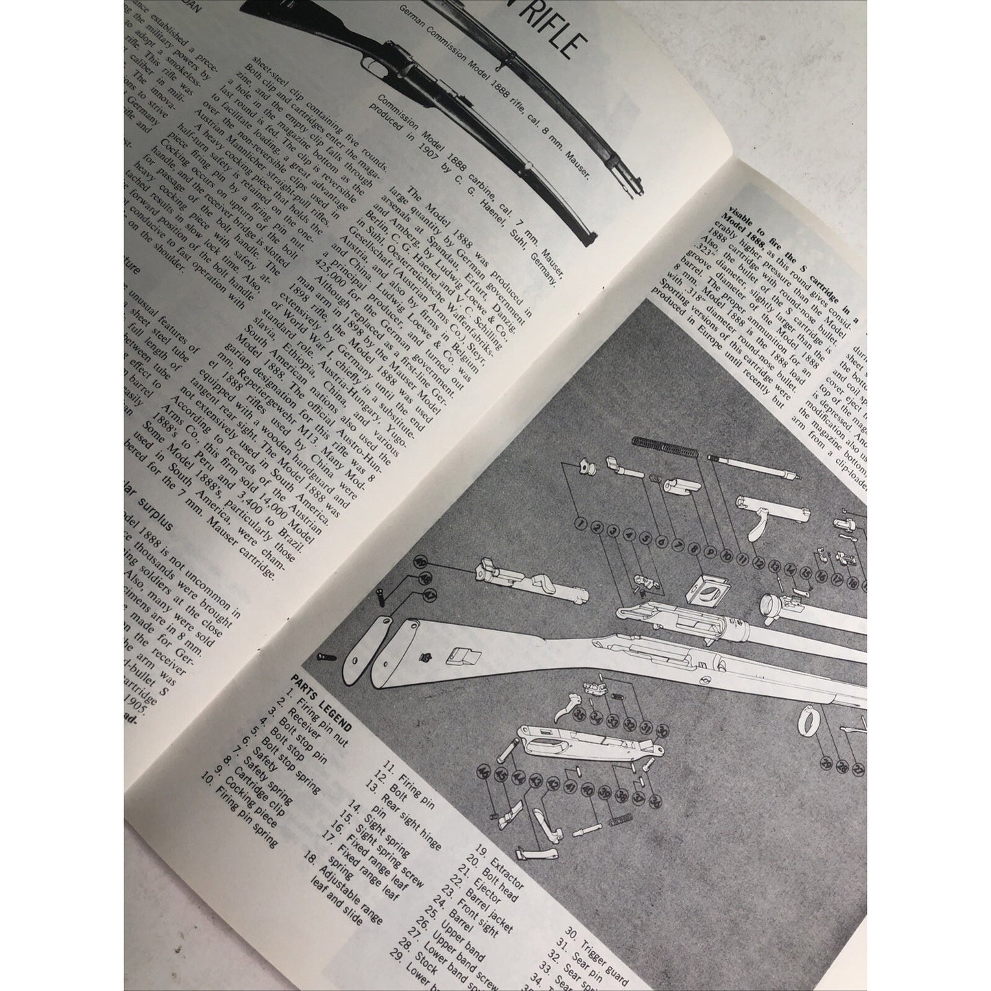 Mauser Rifles American Rifleman Reprint NRA 1986 Paperback