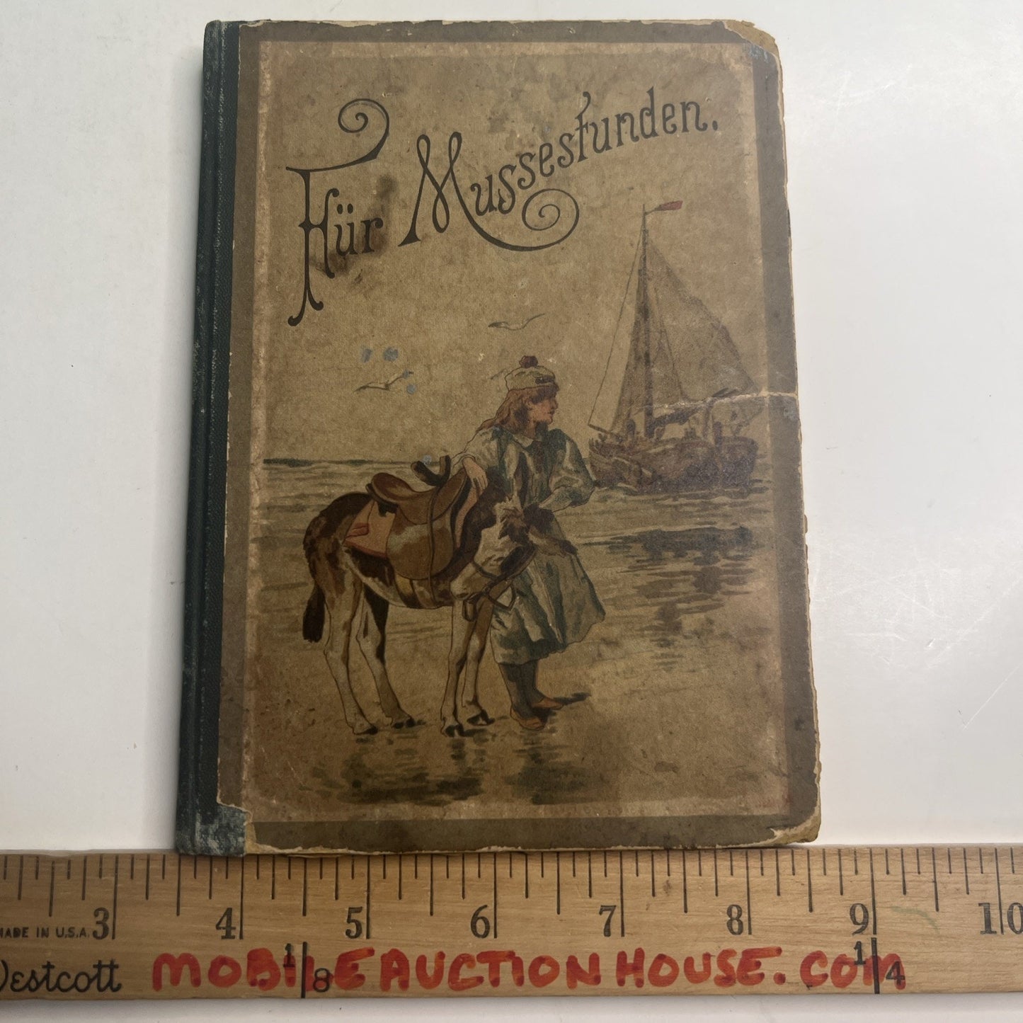 Fur Mussestunden Antique German Childrens Book HC
