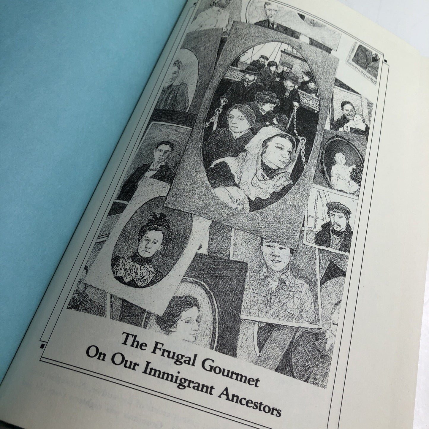The Frugal Gourmet On Our Immigrant Ancestors By Jeff Smith HC DJ 1990 First Ed.