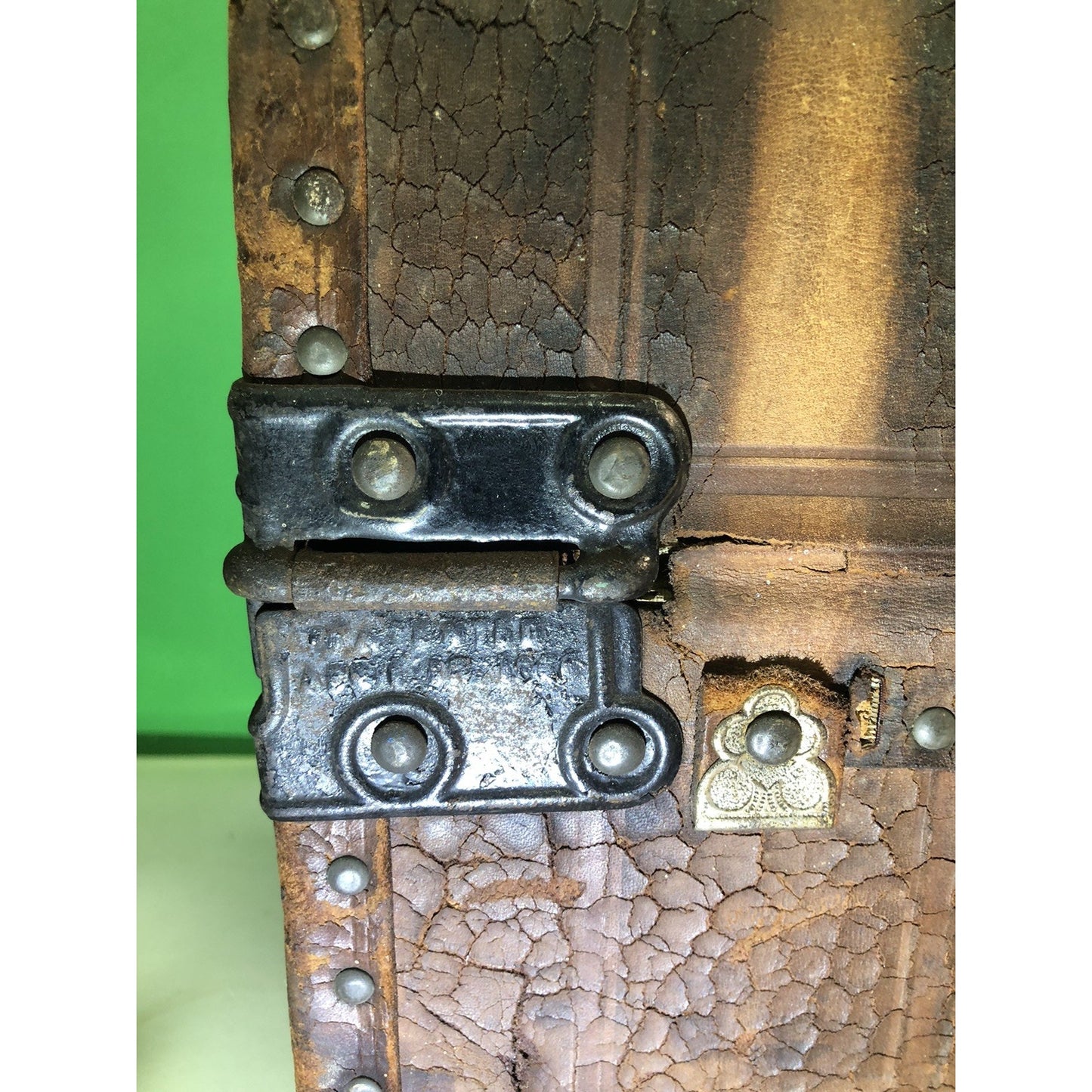 Circa 1800’s Trunk Knights Templar Masons Mobile Alabama ALA AL Percy B. Dixon