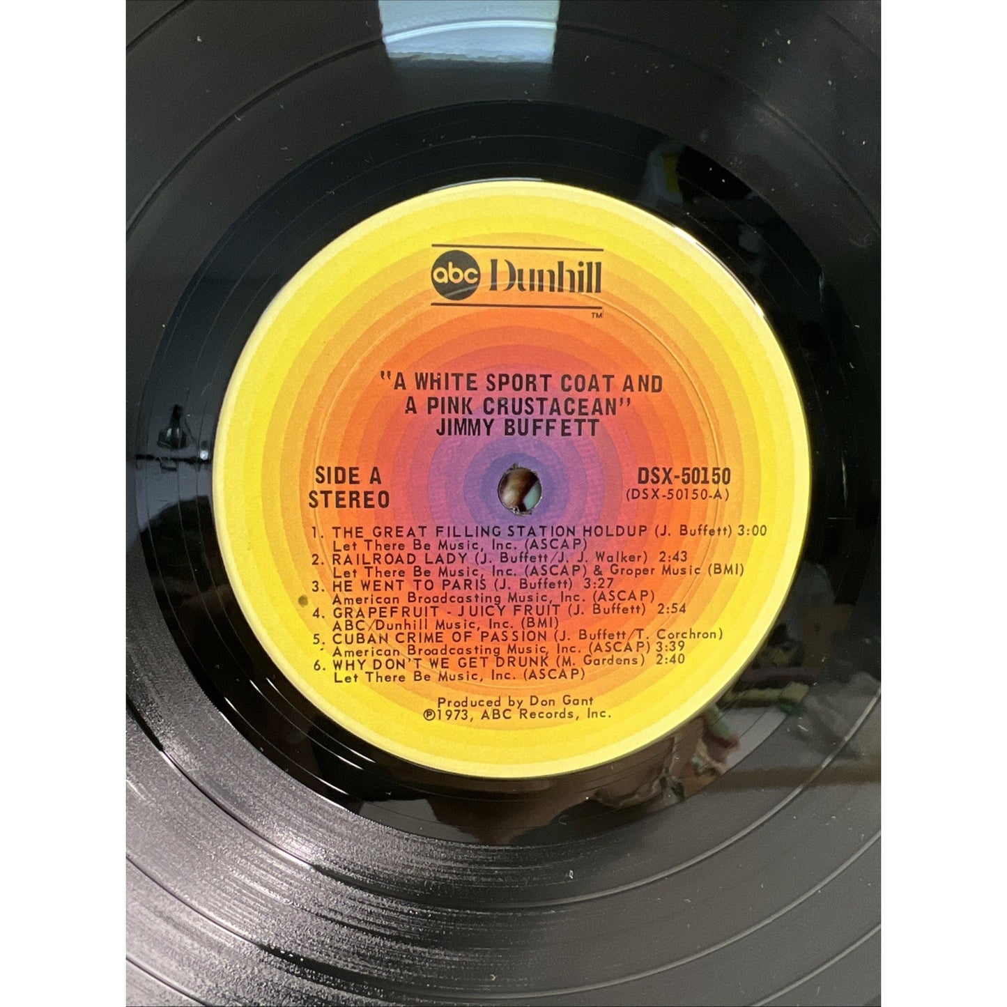 1973 JIMMY BUFFETT A White Sport Coat & A Pink Crustacean LP Record Album
