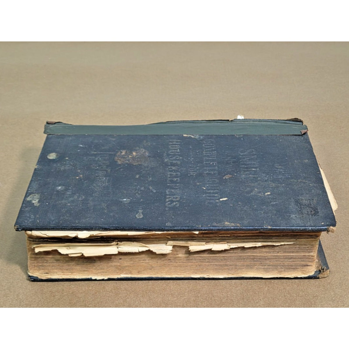 1890s Smiley's Complete Guide for Housekeepers - Antique Cookbook Social History