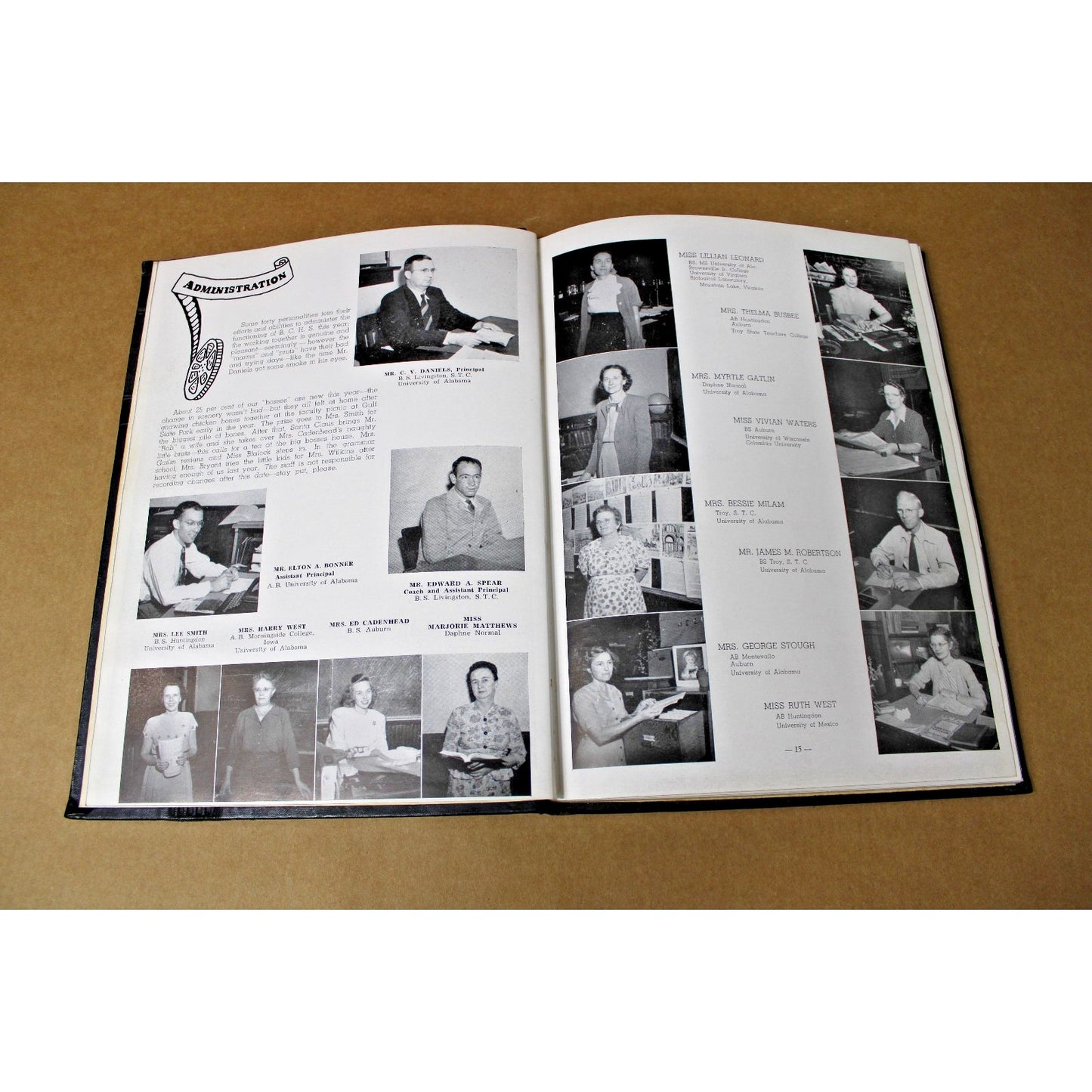 1948 Baldwin Co. High School Yearbook, Balcoala, Bay Minette, Alabama