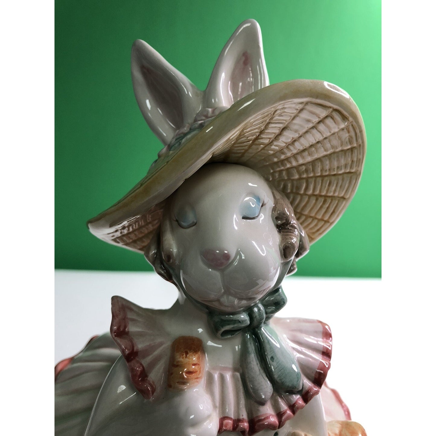 1989 FITZ & FLOYD Scarlet O'Hare COOKIE JAR Rabbit Belle Gone With The Wind