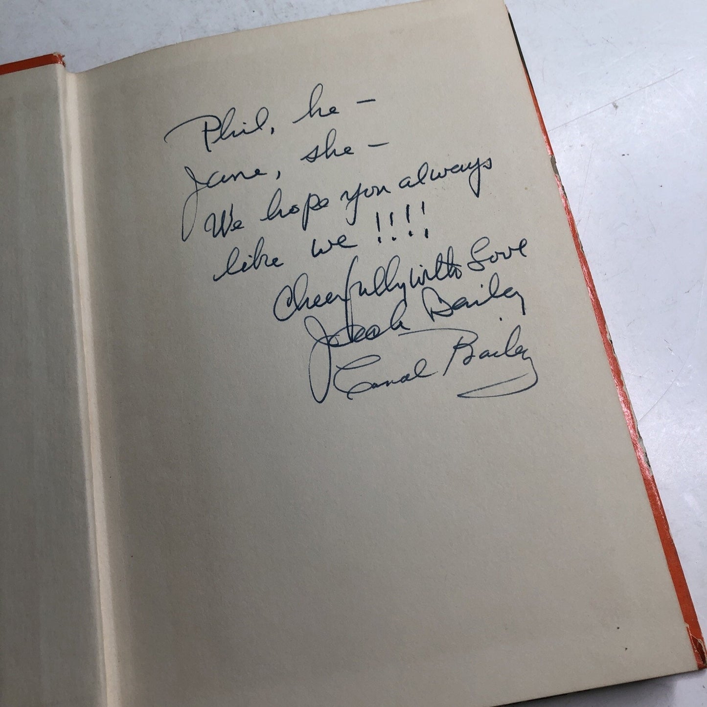 Jack Bailey's What's Cookin' 1949 HC Cookbook Humor Illustrated Signed