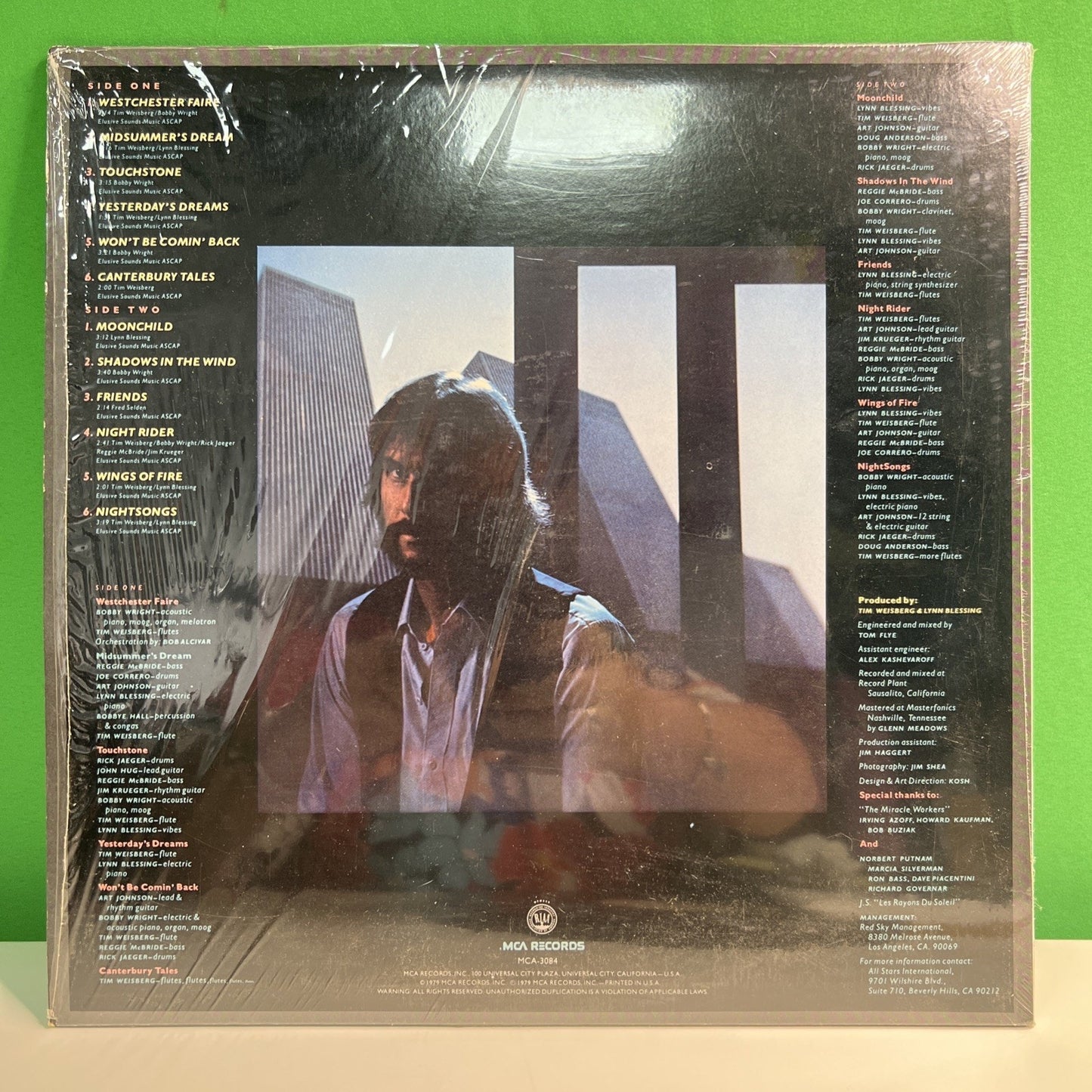 TIM WEISBERG Night Rider 1979 MCA-3084 RECORD JAZZ LP Album