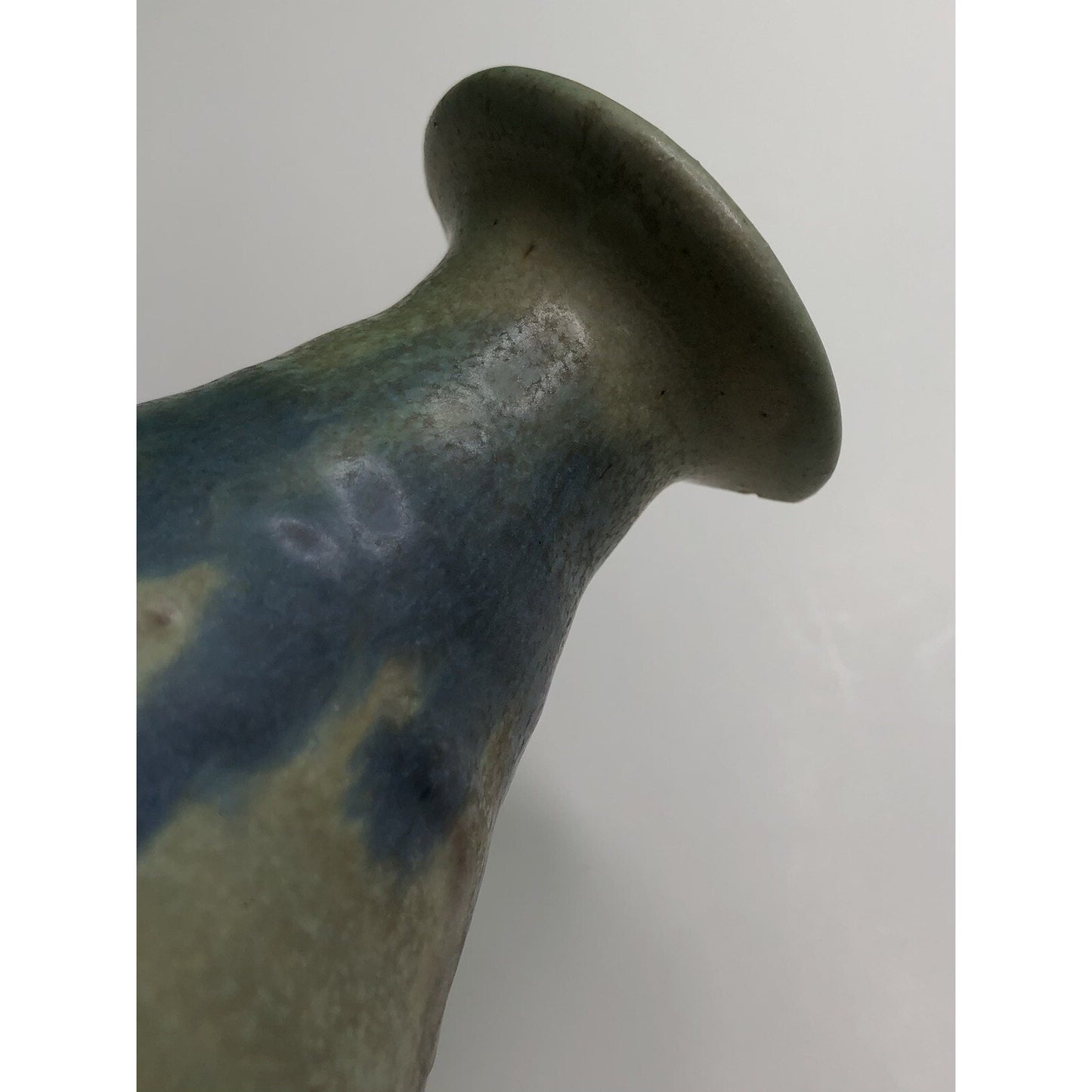 Vintage JIM POTMESIL ART STUDIO POTTERY VASE Baldwin County AL Alabama SIGNED