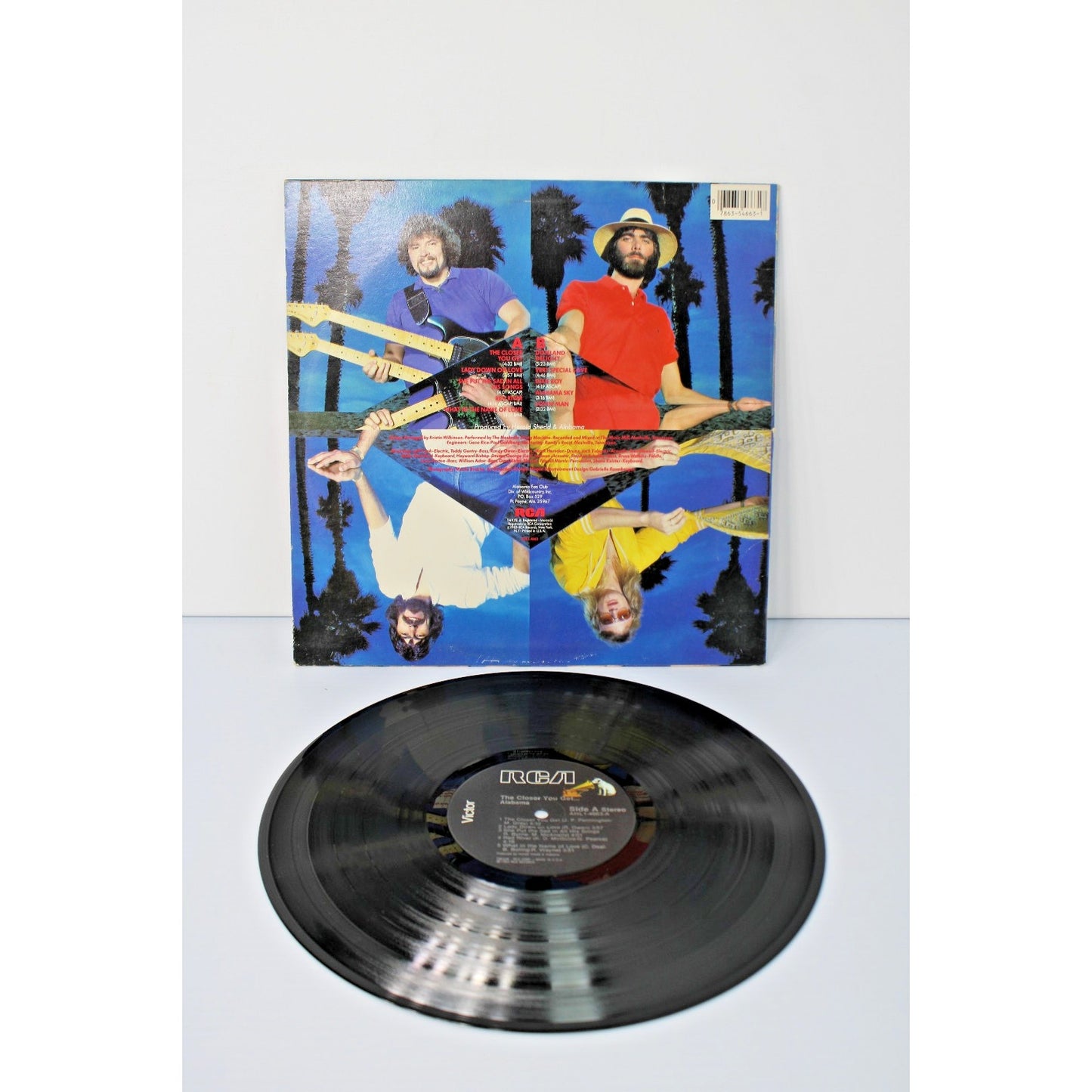 Alabama- The Closer You Get, 1983- 12" LP Record RCA Country 33 RPM, AHL1-4663