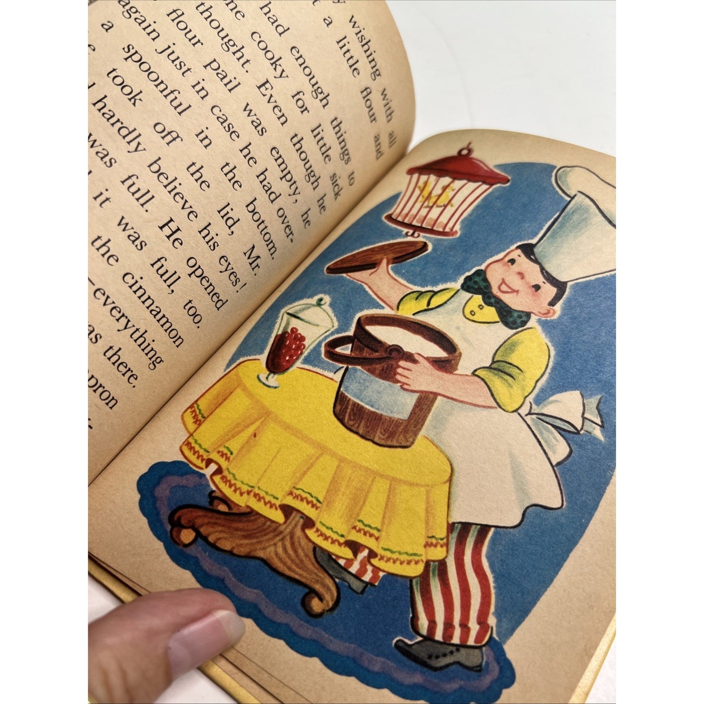 Vintage 1950 Mr. Snitzel’s Cookies Jane Flory Rand McNally Junior Elf Book