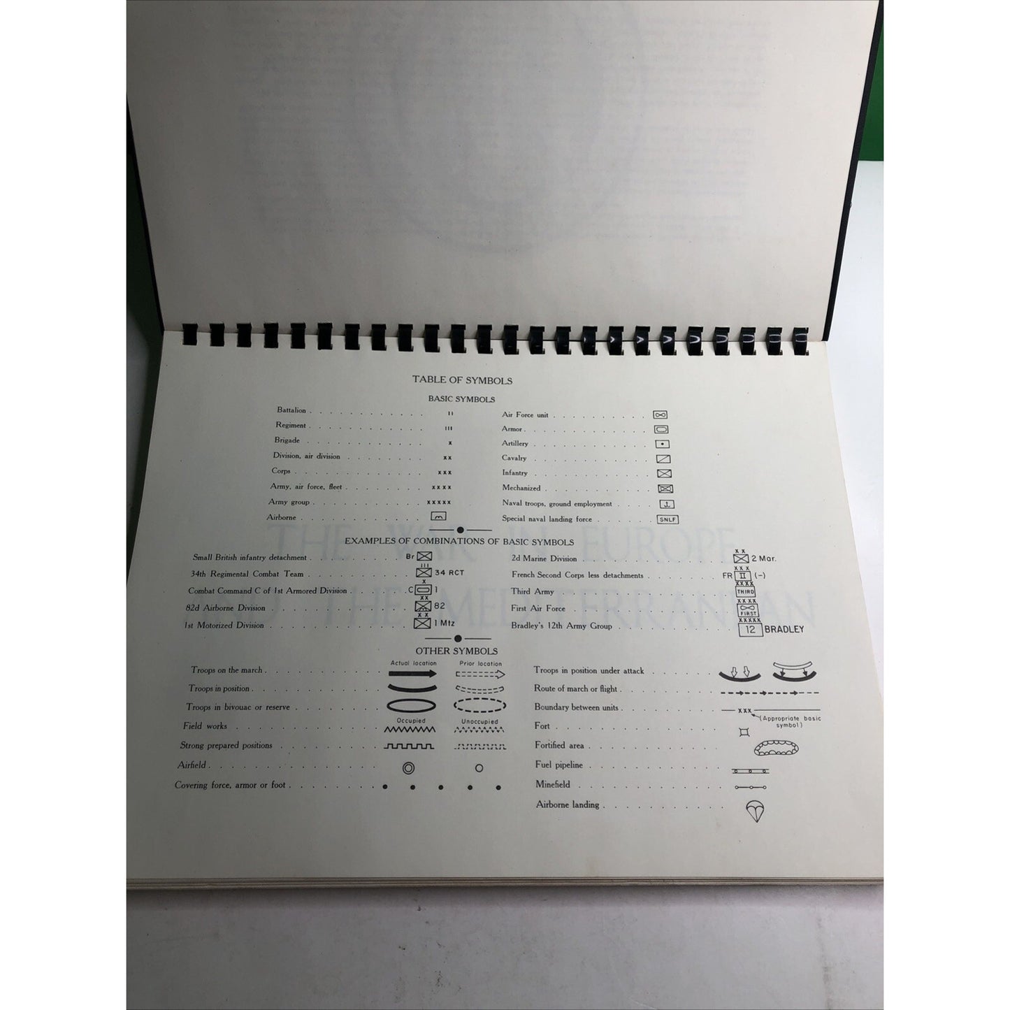 1981 Campaign Atlas Second World War United States Military Academy History Text