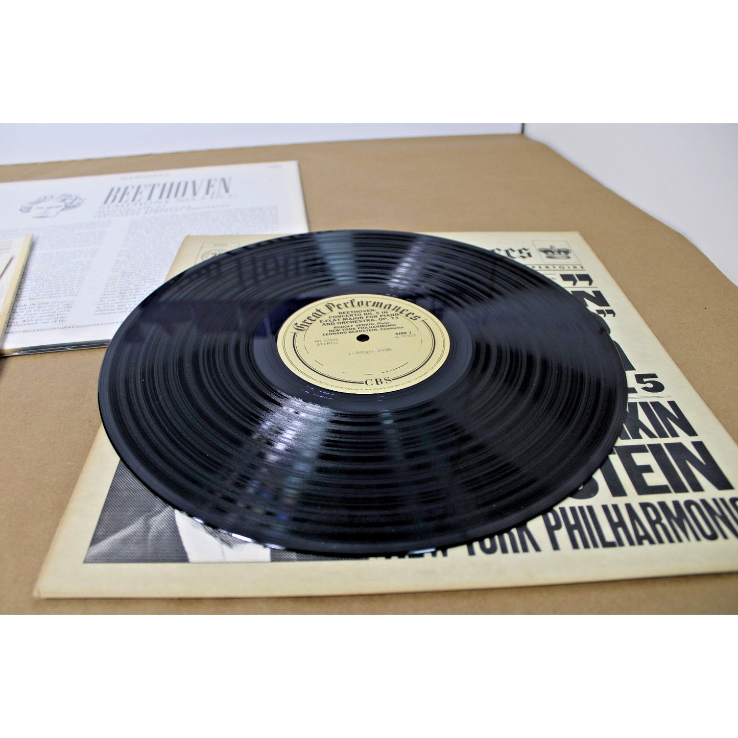 3 Albums Beethoven: Great Performances Bernstein, Serkin, Josef Krips, Toscanini