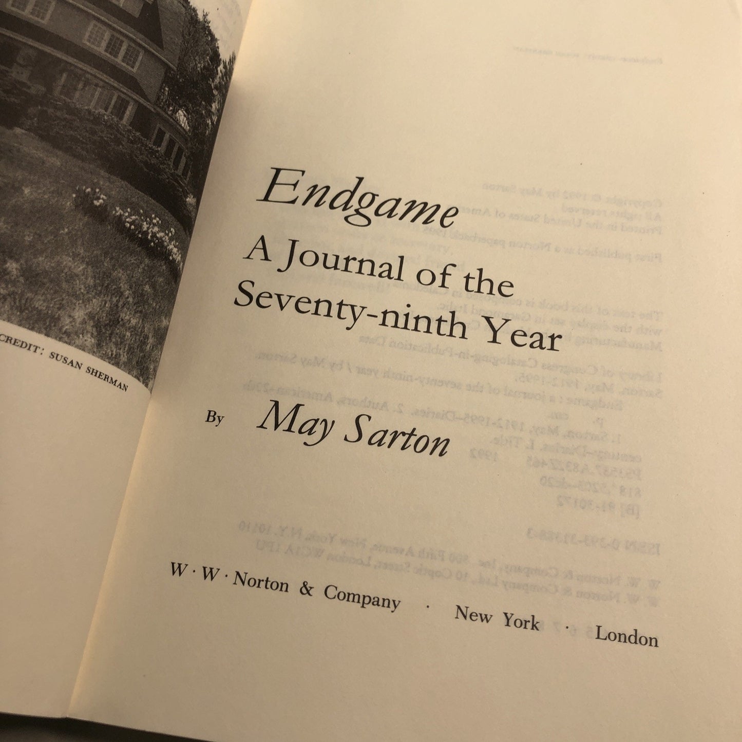 Endgame : A Journal of the Seventy-Ninth Year by May Sarton 1992 PB Illustrated