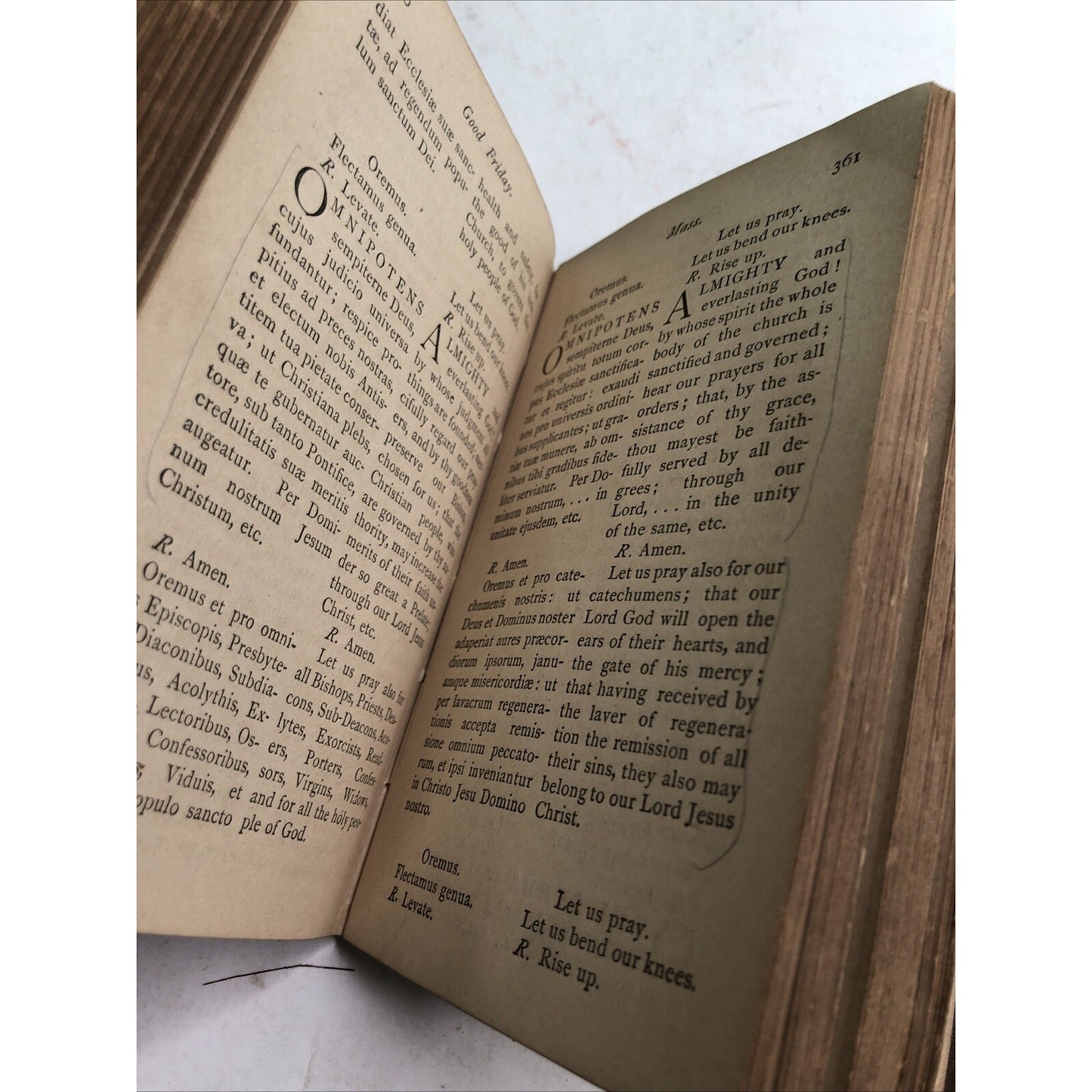 THE COMPLETE OFFICE OF HOLY WEEK Acc. to Roman Missal & Breviary Latin & English