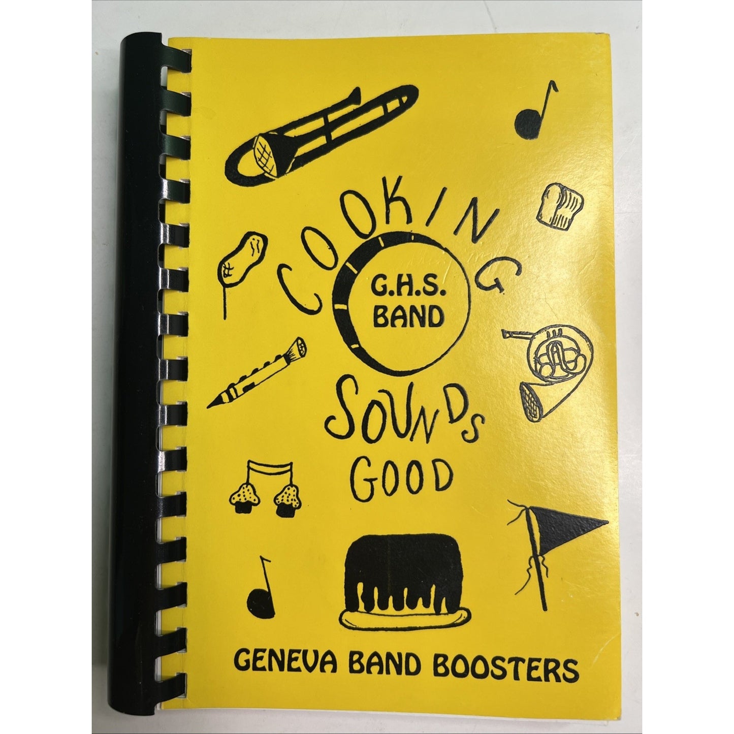 1979 Cookbook Geneva High School Band Boosters Cooking Sounds Good Comb Bound