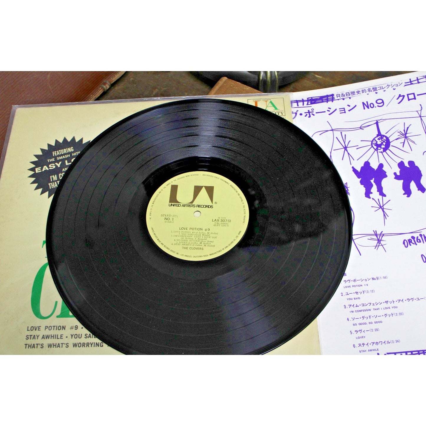 1960 Vintage Album- The Clovers "Love Potion Number 9"